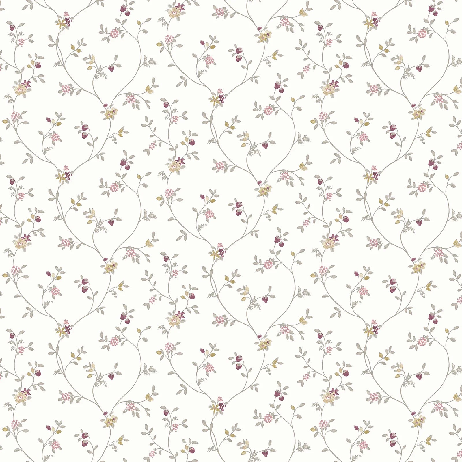 Fiori Country Meadow Floral Print Fabric - Perfect for Home Decor, DIY Crafts, and Fashion Accessories