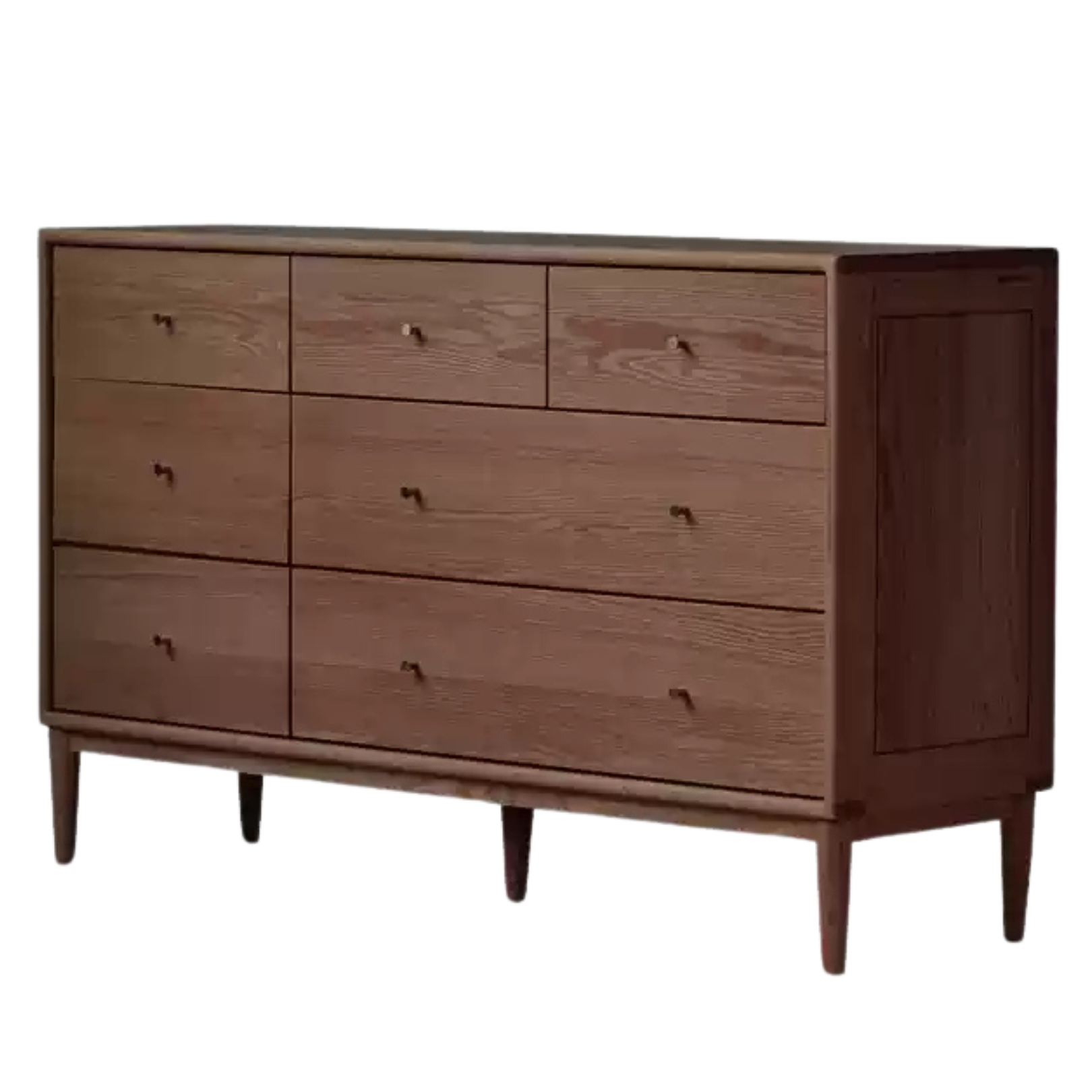 Solid Black Walnut & Oak Wood Drawer - Modern Porch Cabinet for Outdoor Storage & Entryway Organization | Perfect for Patio, Deck, and Garden Decor
