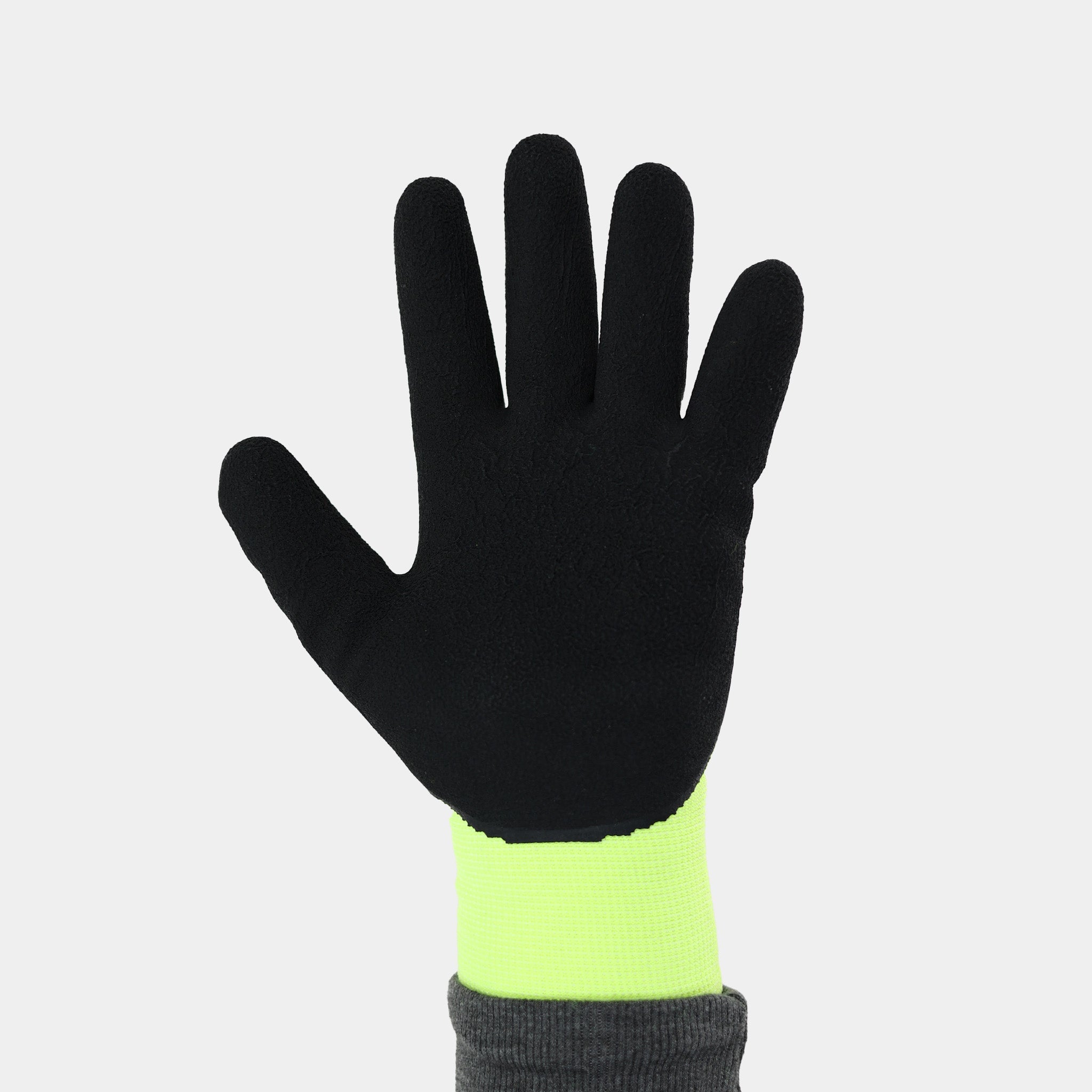 Dual Grip Work Gloves - Yellow for Enhanced Safety & Comfort | Perfect for Construction, Gardening & DIY Projects