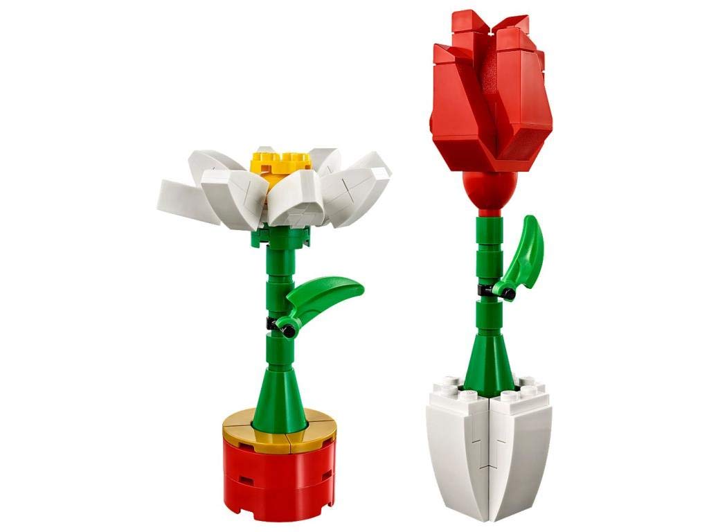 LEGO 40187 Flower Bouquet Building Kit - Creative DIY Floral Arrangement for Home Decor, Gifts & Parties