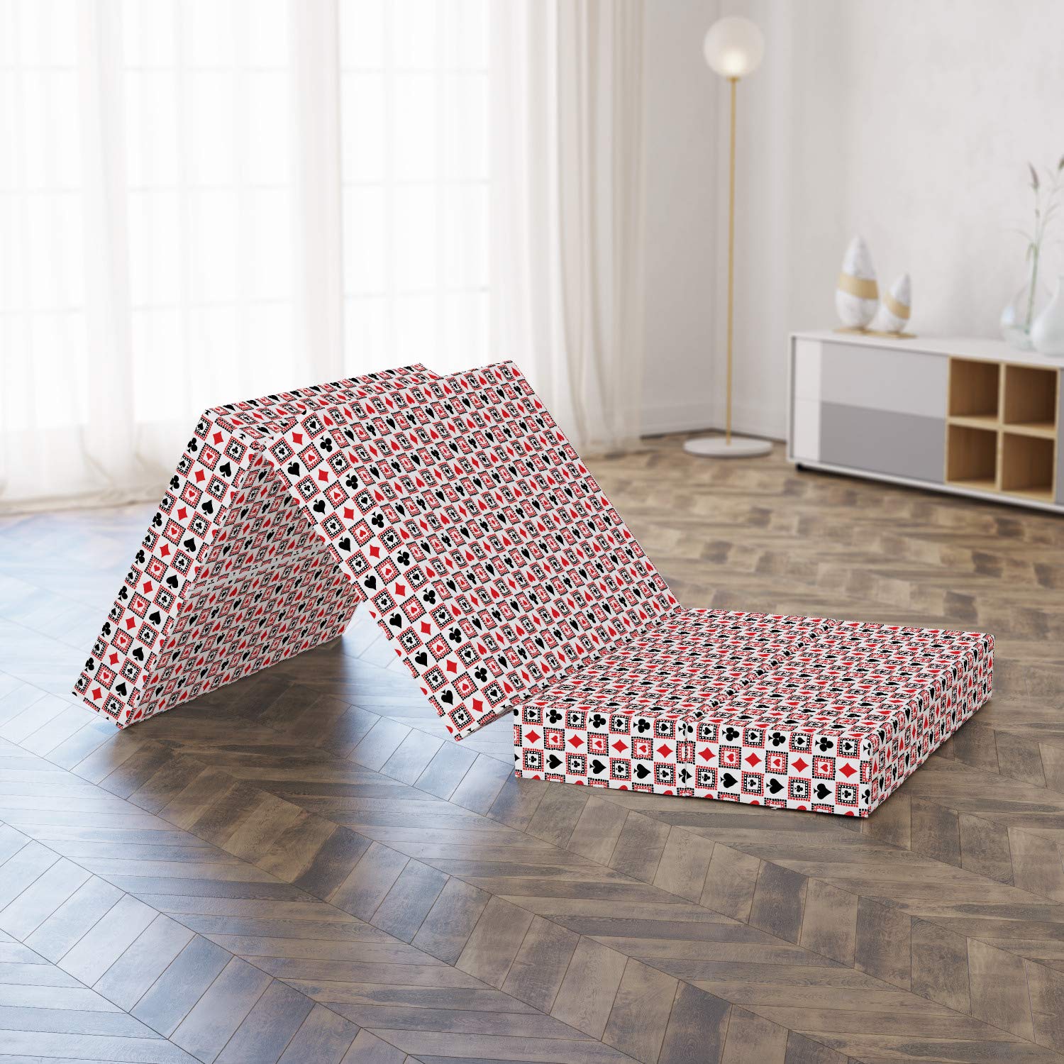 Ambesonne Casino Themed Foldable Mattress - 74.8