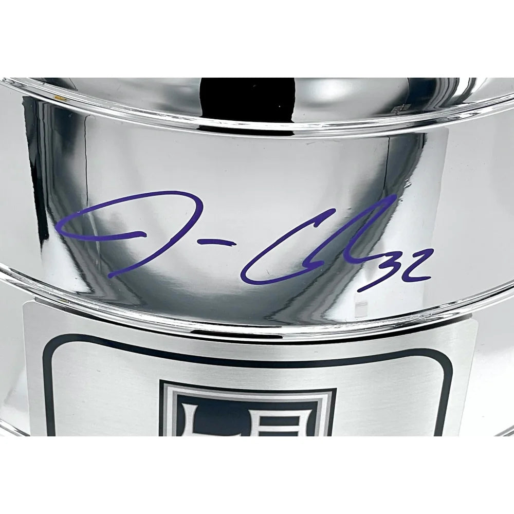 Jonathan Quick Autographed Stanley Cup Trophy #D/3 - LA Kings Signed Hockey Memorabilia with IGM COA - Perfect for NHL Fans, Sports Collectors and Man Cave Decor