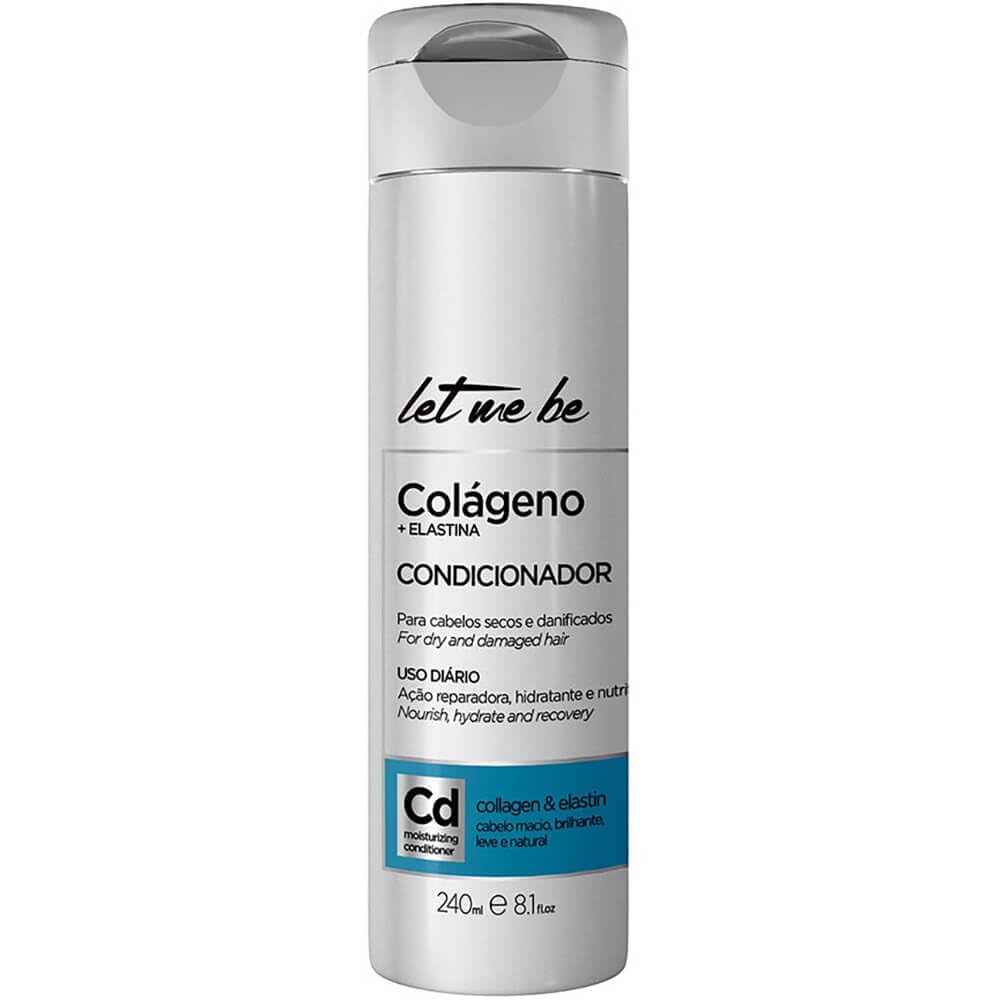 Let Me Be Collagen & Elastin Collection - Nourishing Moisturizing Conditioner 8.11 Fl Oz (240ml) for Damaged Hair - Deep Hydration & Repair Treatment for Dry, Frizzy Hair - Perfect for Salon-Quality Hair Care at Home