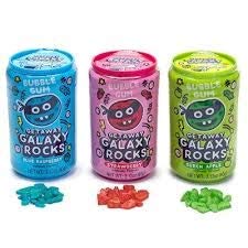 Galaxy Rocks Bubble Gum Candy - 12 Pack for Kids Party Favors