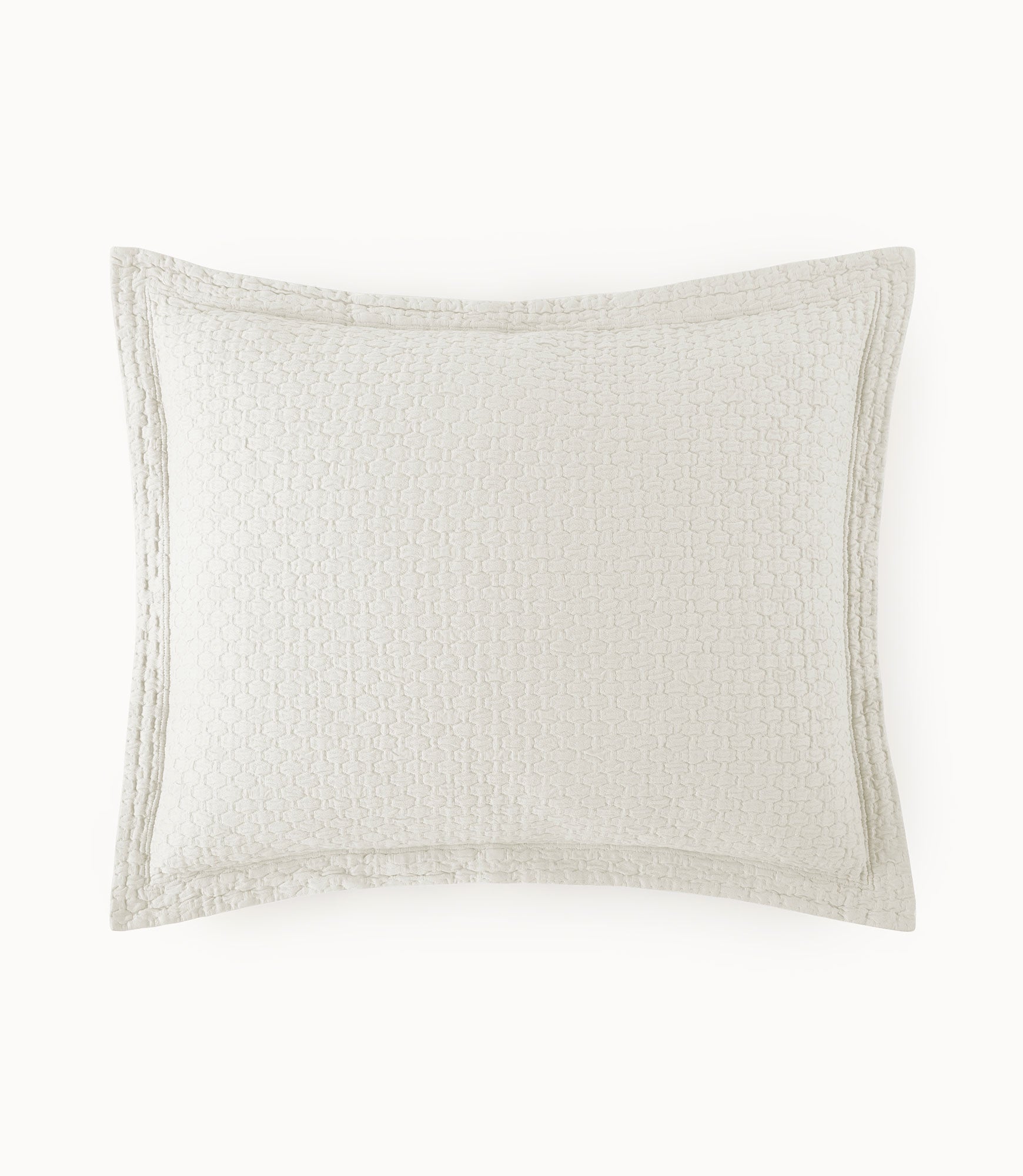 Juliet Matelassé Sham - Luxury Quilted Pillow Cover for Bedroom Decor, Home Styling & Elegant Interior Design