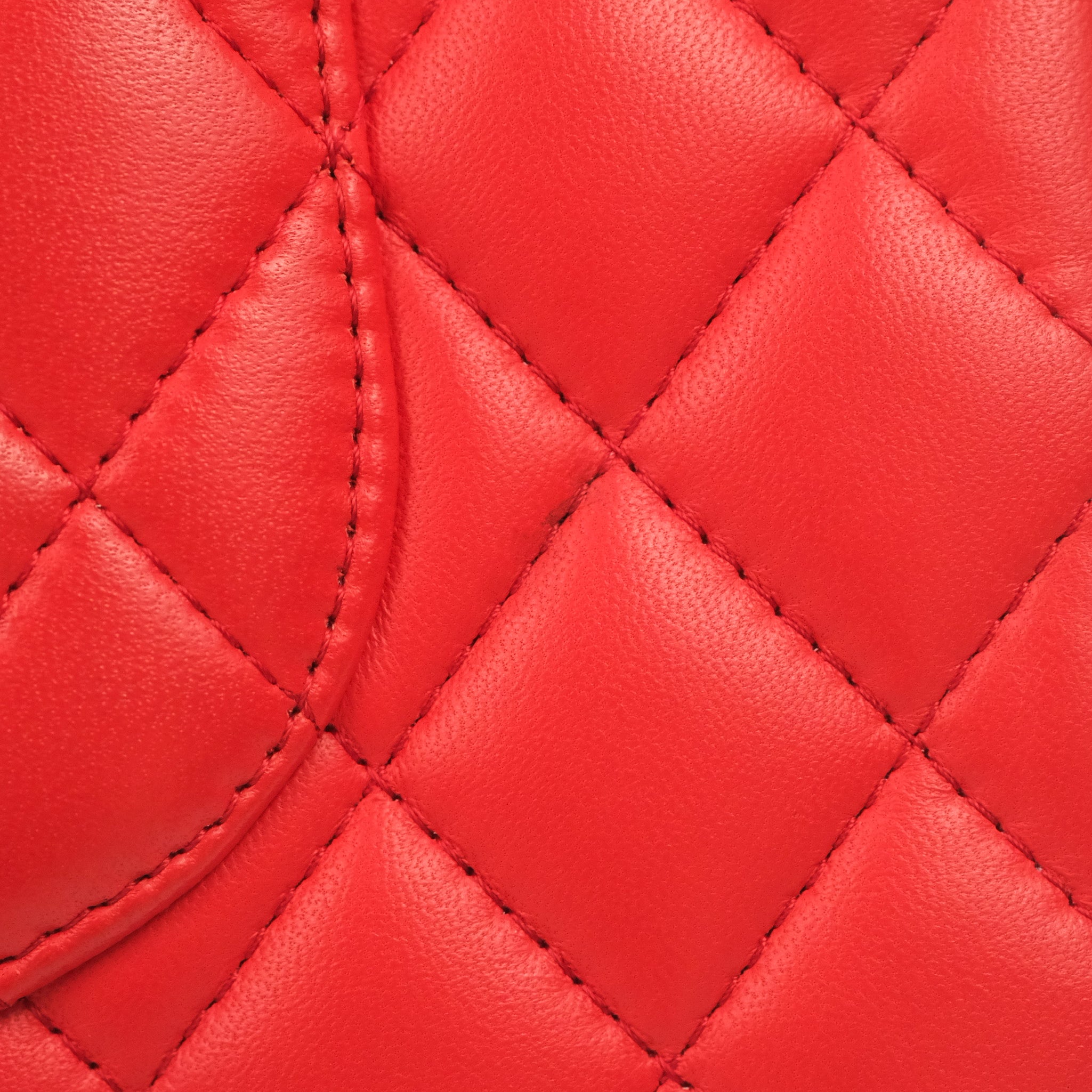 Chanel Classic Medium Double Flap Bag - Red Lambskin Leather with Gold Hardware | Luxury Designer Handbag for Women, Perfect for Parties, Weddings & Everyday Elegance