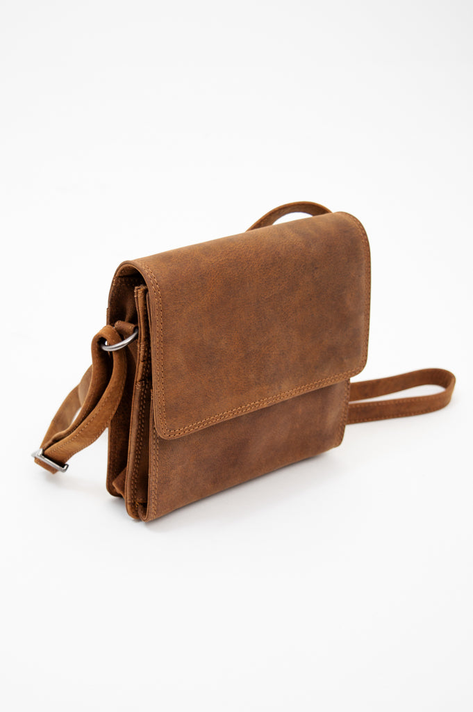 Adrian Klis 2455 Cross Body Bag - Genuine Buffalo Leather Handbag for Women - Perfect for Work, Travel & Everyday Use