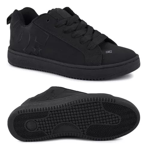 DC Court Graffik 3BK Skate Shoes for Men - Lightweight & Durable Sneakers for Skateboarding, Streetwear & Casual Wear