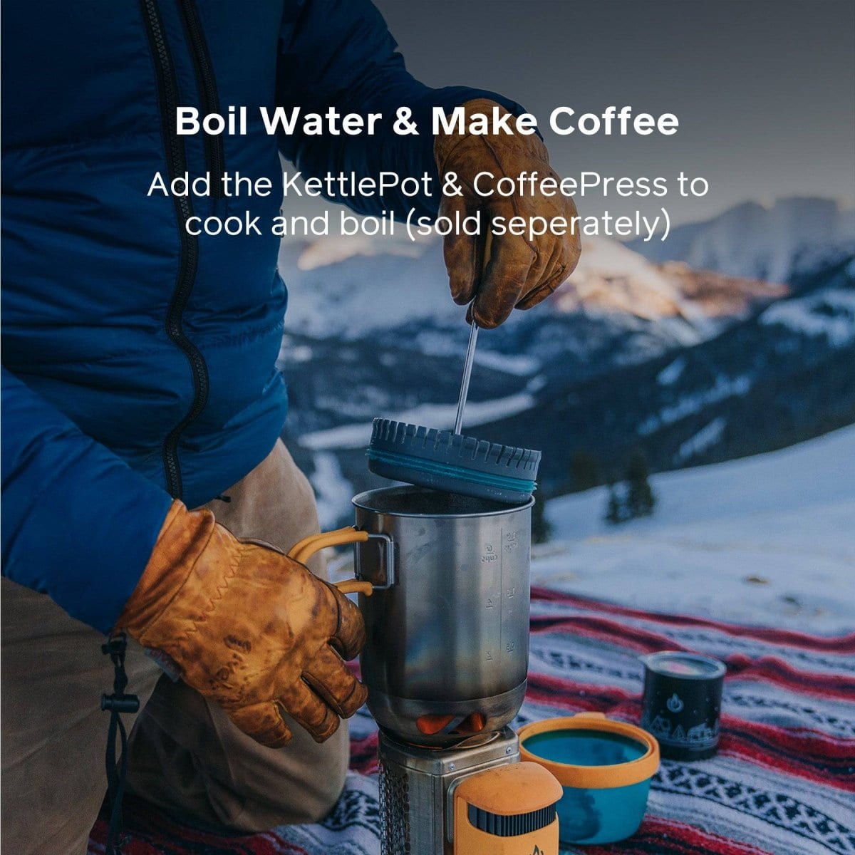 CampStove 2 Plus - Portable Wood Burning Camping Stove for Backpacking, Hiking & Outdoor Cooking | Eco-Friendly Biomass Fuel Stove for Emergency Preparedness & Off-Grid Adventures