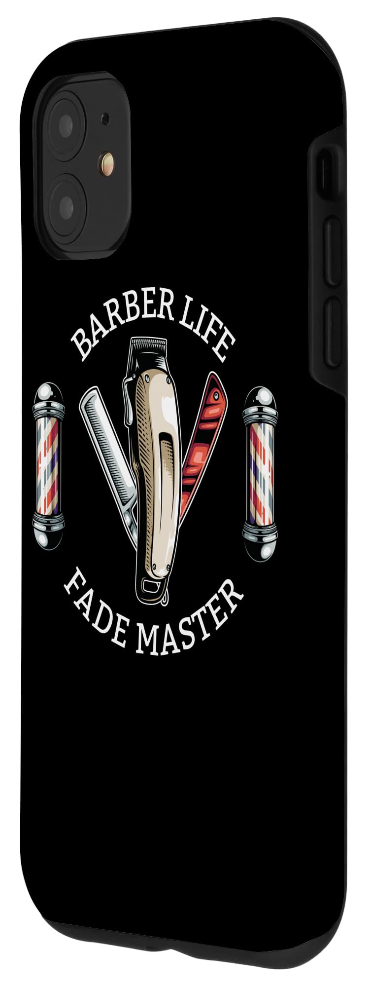 Funny iPhone 11 Barber Gift Case - Unique Slogan Phone Cover for Men & Women - Perfect for Hairdressers, Barbershop Lovers & Humor Gifts