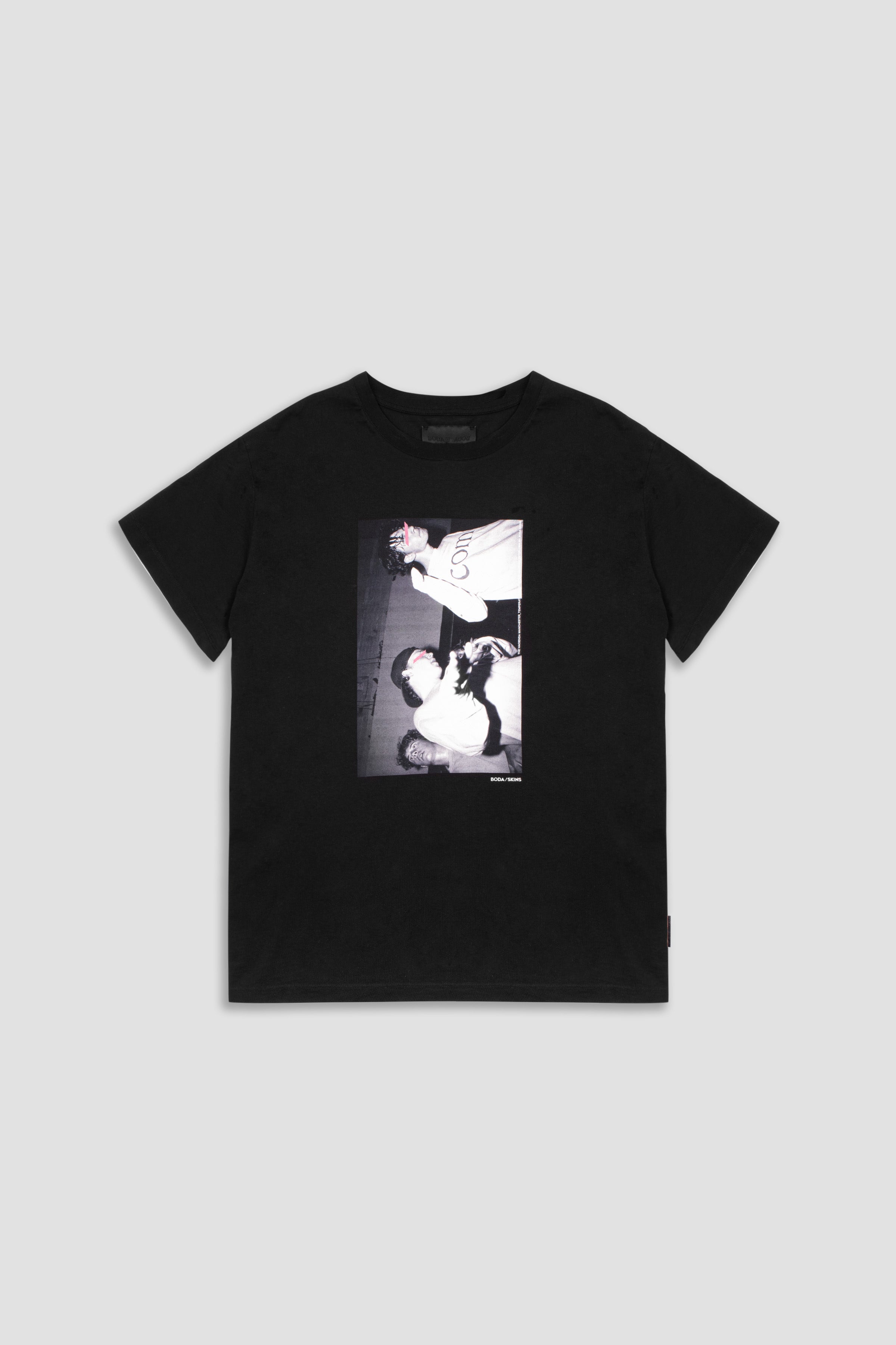88 Ravers Tee - Jet Black Women's Graphic T-Shirt | Trendy Streetwear & Festival Outfit for Concerts & Nightlife
