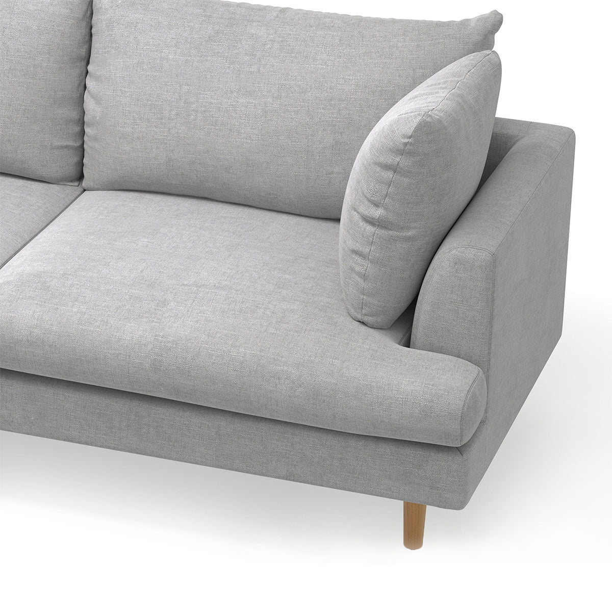Byron Fabric Modular Sofa with Left Hand Chaise - Modern Sectional Couch for Living Room, Family Room & Home Theater Comfortable Seating