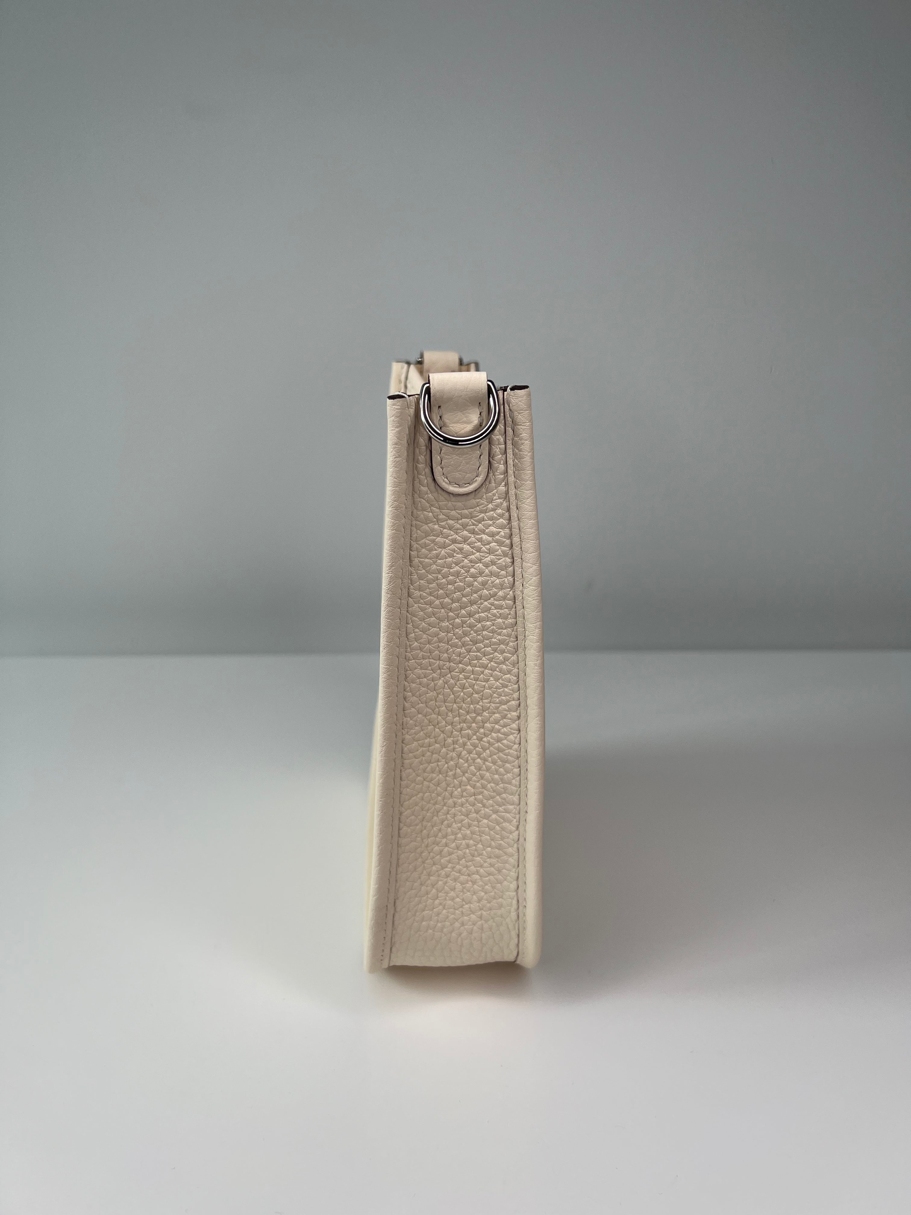 Hermès Mini Evelyne Nata Crossbody Bag - Luxury Leather Shoulder Purse for Women | Perfect for Everyday Use, Travel & Casual Outings