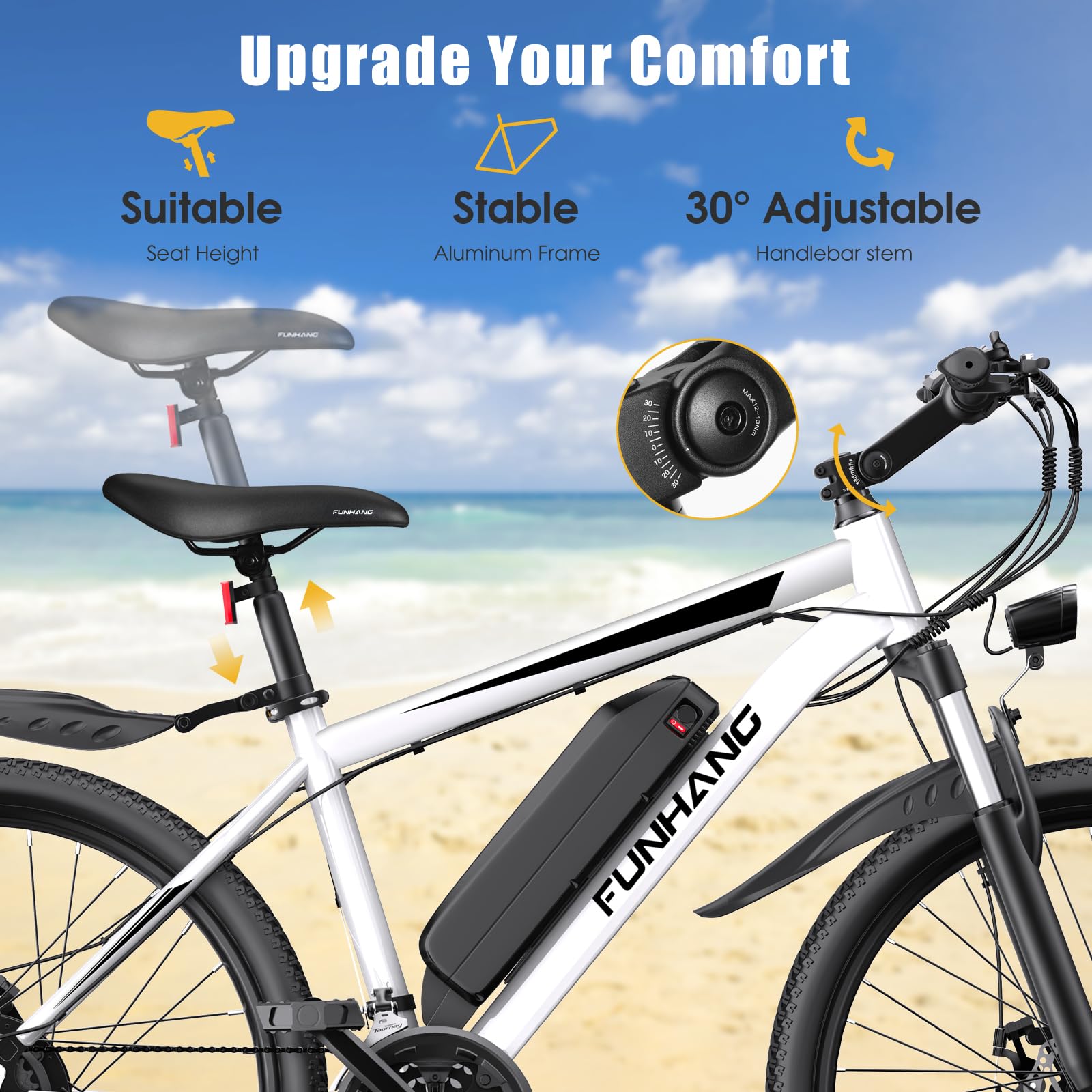 **1000W Electric Bike for Adults - Peak 26