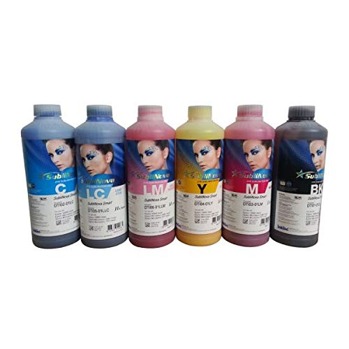 Original 1 Liter Inktec SubliNova Smart Inkjet Dye Sublimation Ink (DTI) - Premium Sublimation Ink for T-Shirts, Mugs & Custom Apparel Printing - Ideal for Home & Small Business Use