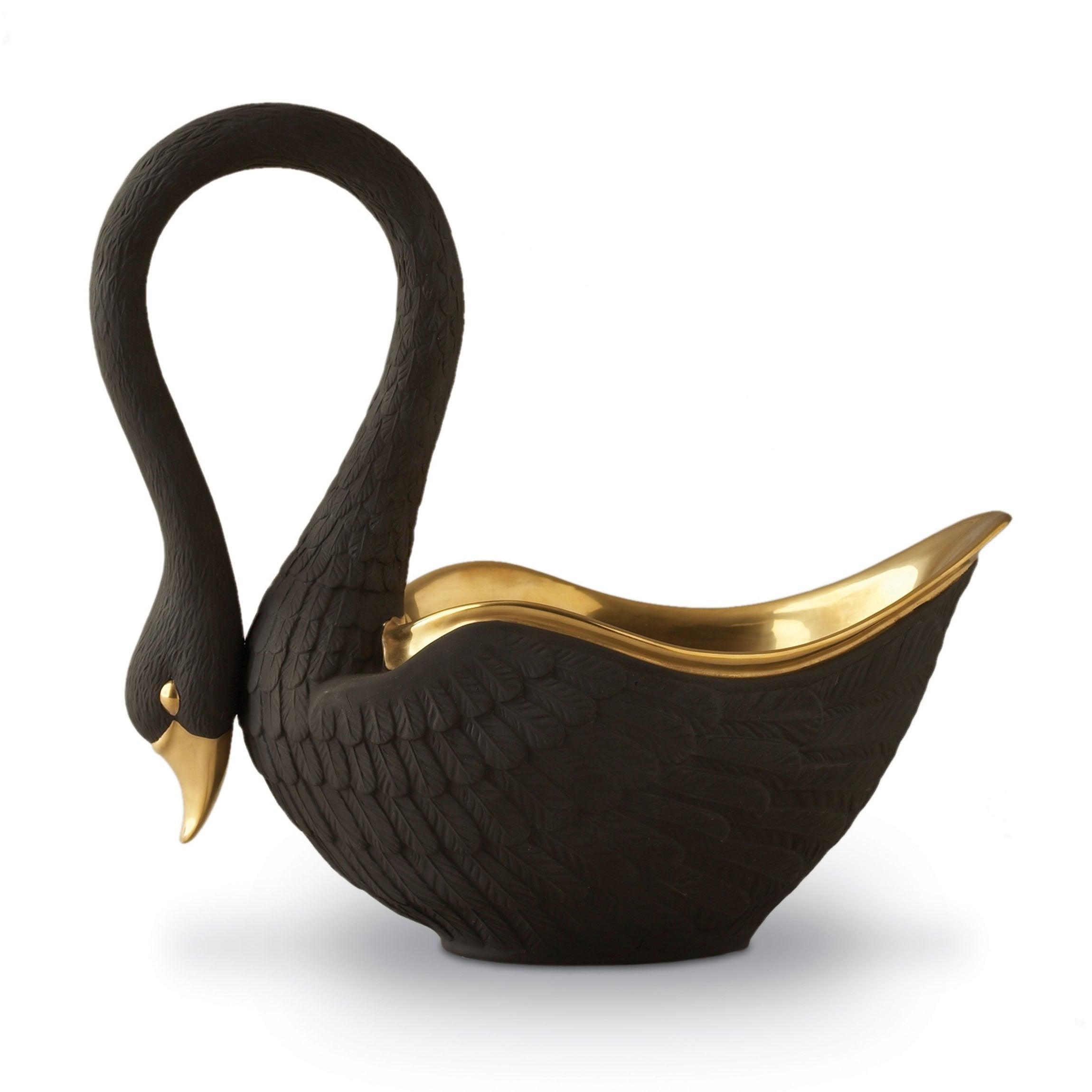Elegant Large Swan Bowl - Handcrafted Ceramic Serving Bowl for Fruit, Salad & Decor | Perfect for Dining, Entertaining & Home Decor