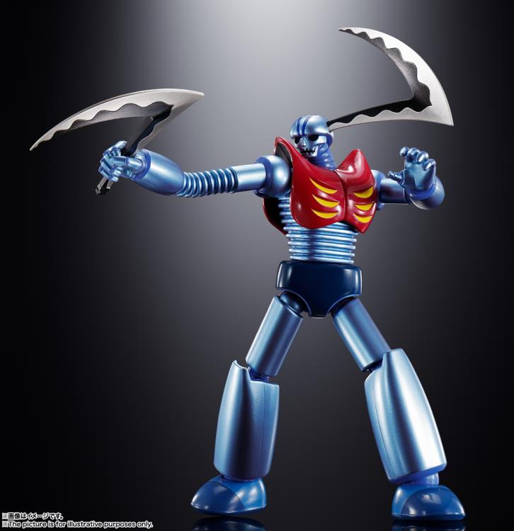 Bandai Soul of Chogokin GX-25R Garada K7 & GX-26R Doublas M2 Mazinger Z Action Figures Set - Collectible Robot Toys for Anime Fans and Display