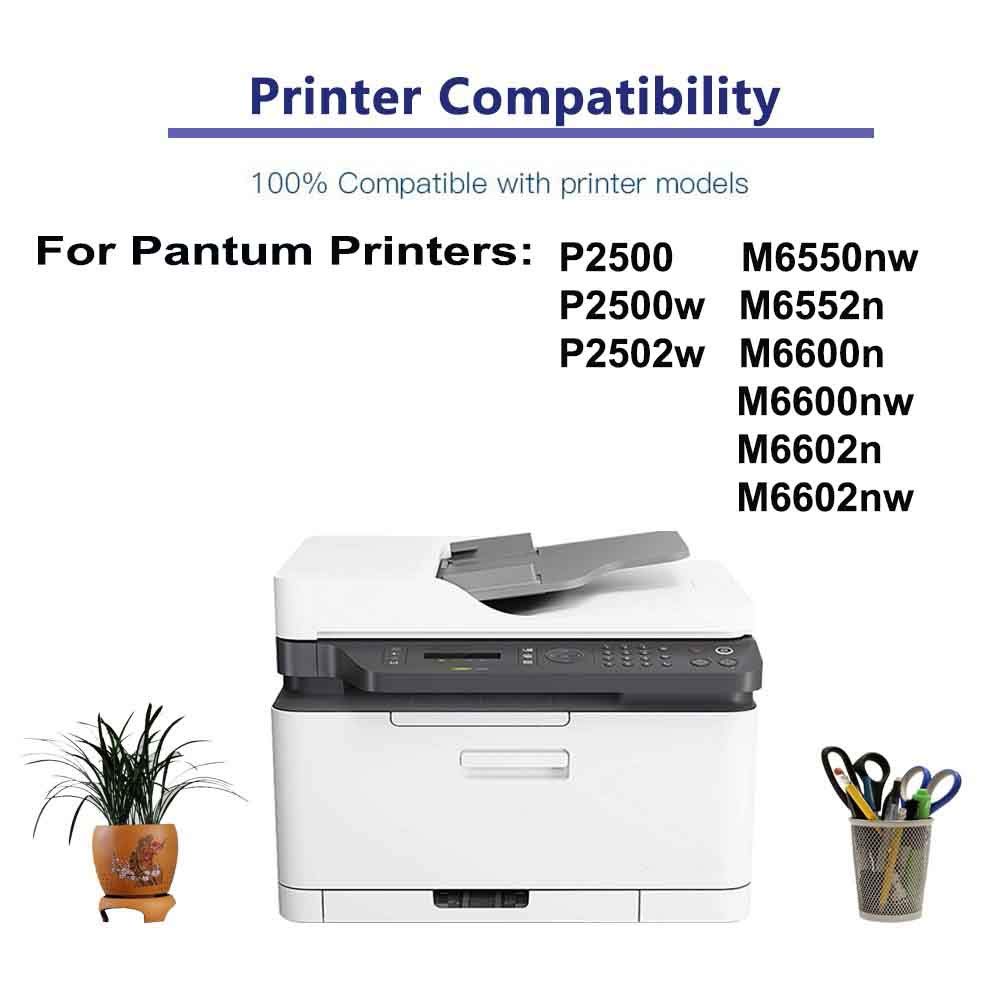 8-Pack High Capacity Pantum PB-211 (PB211) Compatible Toner Cartridge Replacement for M6600nw M6602n M6602nw Printers - Black | Ideal for Home Office & Small Business Printing Needs