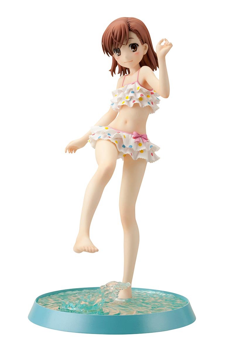 Kotobukiya Mikoto Misaka Beach Side - A Certain Scientific Railgun Anime Figure Statue - Perfect for Anime Collectors & Display in Home, Office, or Gaming Room