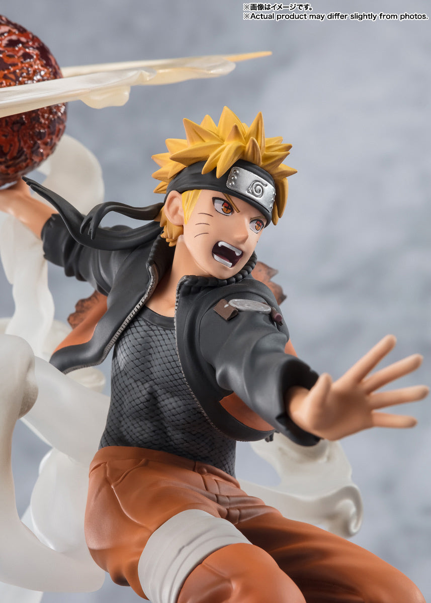 Figuarts Zero Extra Battle Naruto Shippuden Naruto Uzumaki Sage Art Lava Release Rasenshuriken Action Figure - Anime Collectible for Display & Gift for Naruto Fans