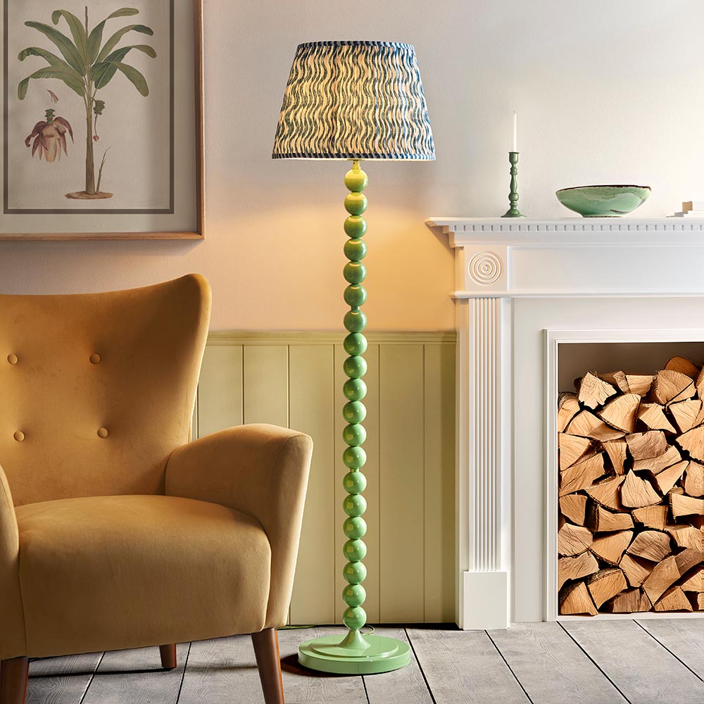 Auralis Ripple Floor Lamp with E27 Socket - Modern LED Standing Light for Living Room, Bedroom & Office - Adjustable Height in Multiple Finishes (Black, White, Bronze) - Perfect for Ambient Lighting & Home Decor