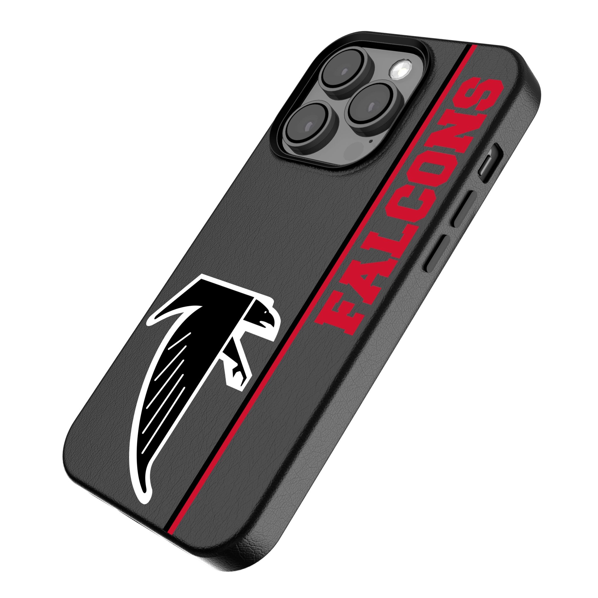 Atlanta Falcons Classic Sidebar MagSafe Compatible iPhone Case for iPhone 14/13/12 Pro Max - Durable Protection with Team Spirit for Football Games & Daily Use
