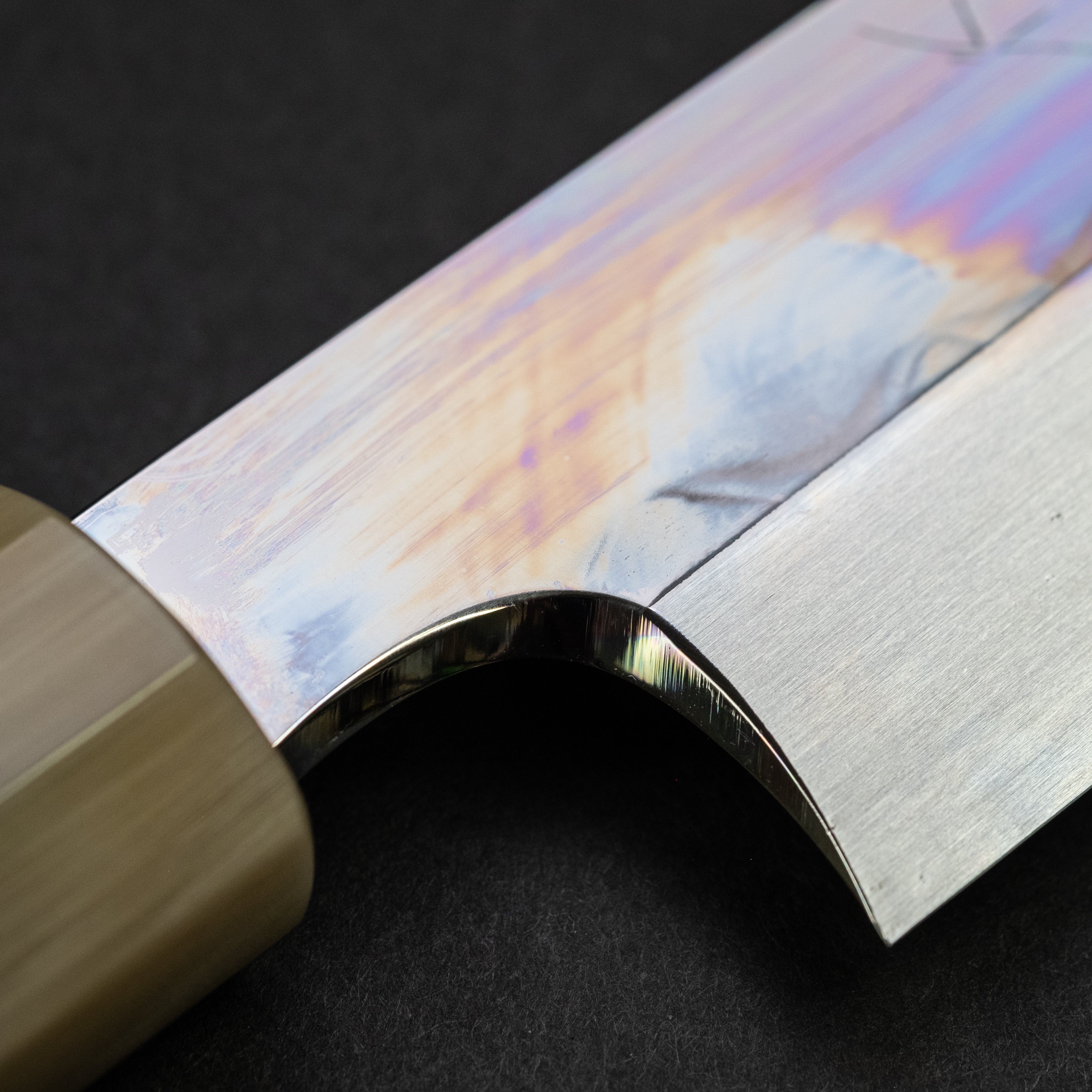 Hitohira Togashi White #1 Mizu Honyaki Yanagi Sakimaru 330mm Japanese Chef Knife with Taihei Ebony Handle & Saya - Perfect for Sushi, Sashimi and Precision Cutting