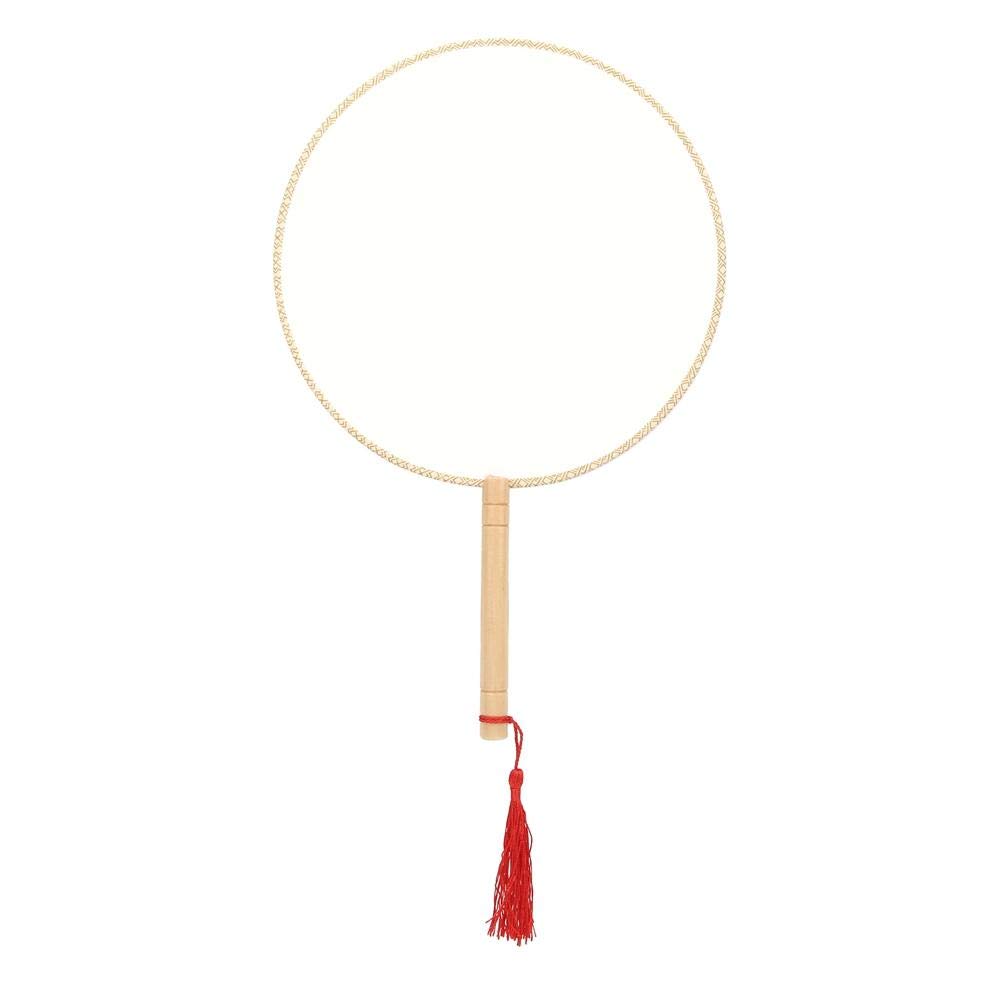 Yosoo DIY Chinese Ancient Court Round Blank Hand Fan - Silk Fan for Art Painting, Gift & Home Decoration | Perfect for Weddings, Parties & Cultural Events