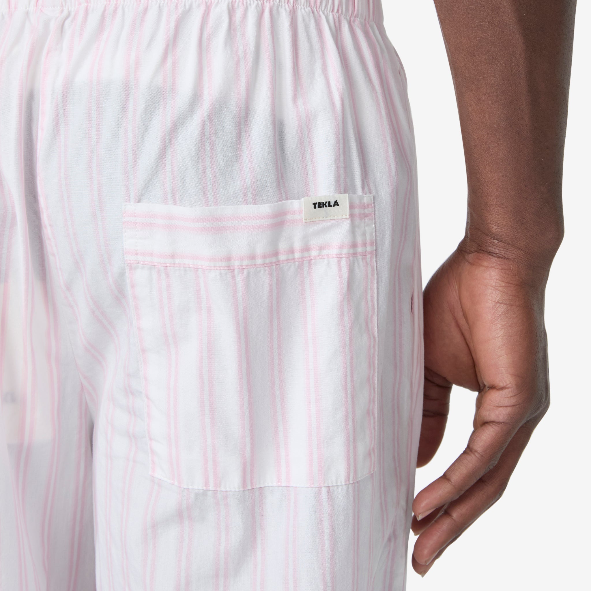Cotton Poplin Pajama Pants for Women - Hatty Stripes Design | Comfortable Sleepwear for Lounge & Nightwear | Perfect for Relaxing at Home or Travel