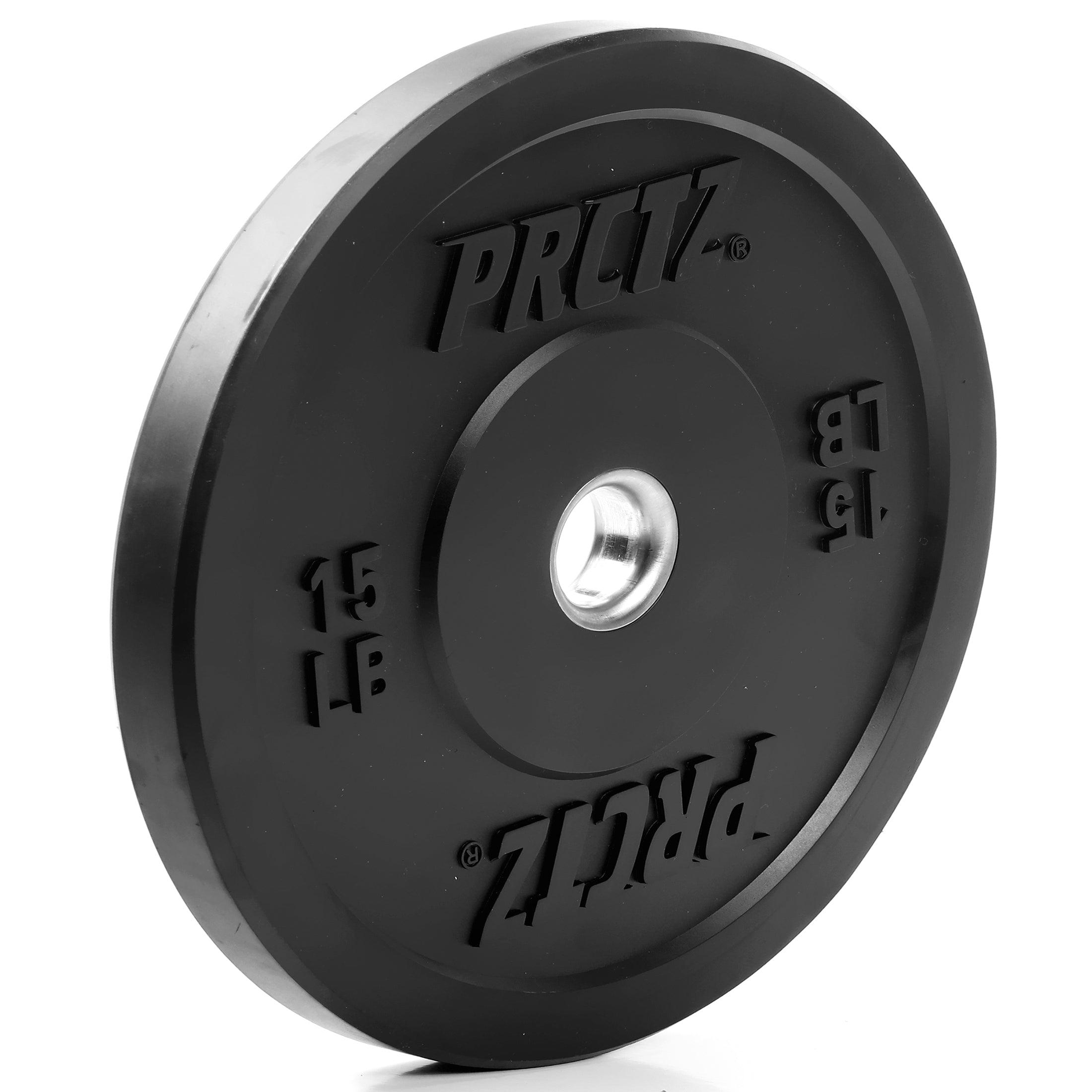 PRCTZ Olympic Bumper Weight Plates with Steel Insert - 10lb & 45lb Options for CrossFit, Powerlifting & Home Gym Workouts