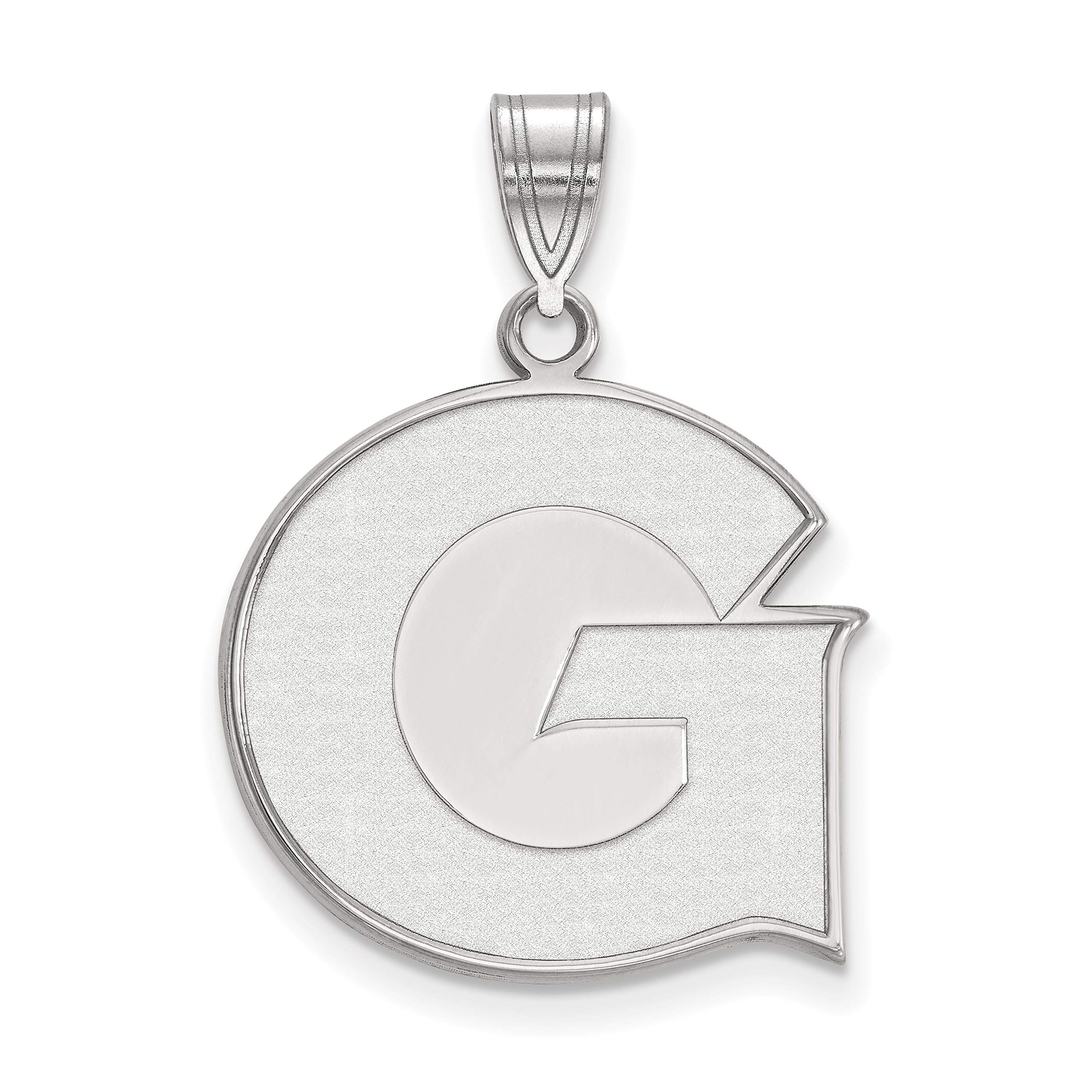 Georgetown University Hoyas Sterling Silver Pendant Necklace - Perfect for Alumni Gifts, Graduation & School Spirit Jewelry