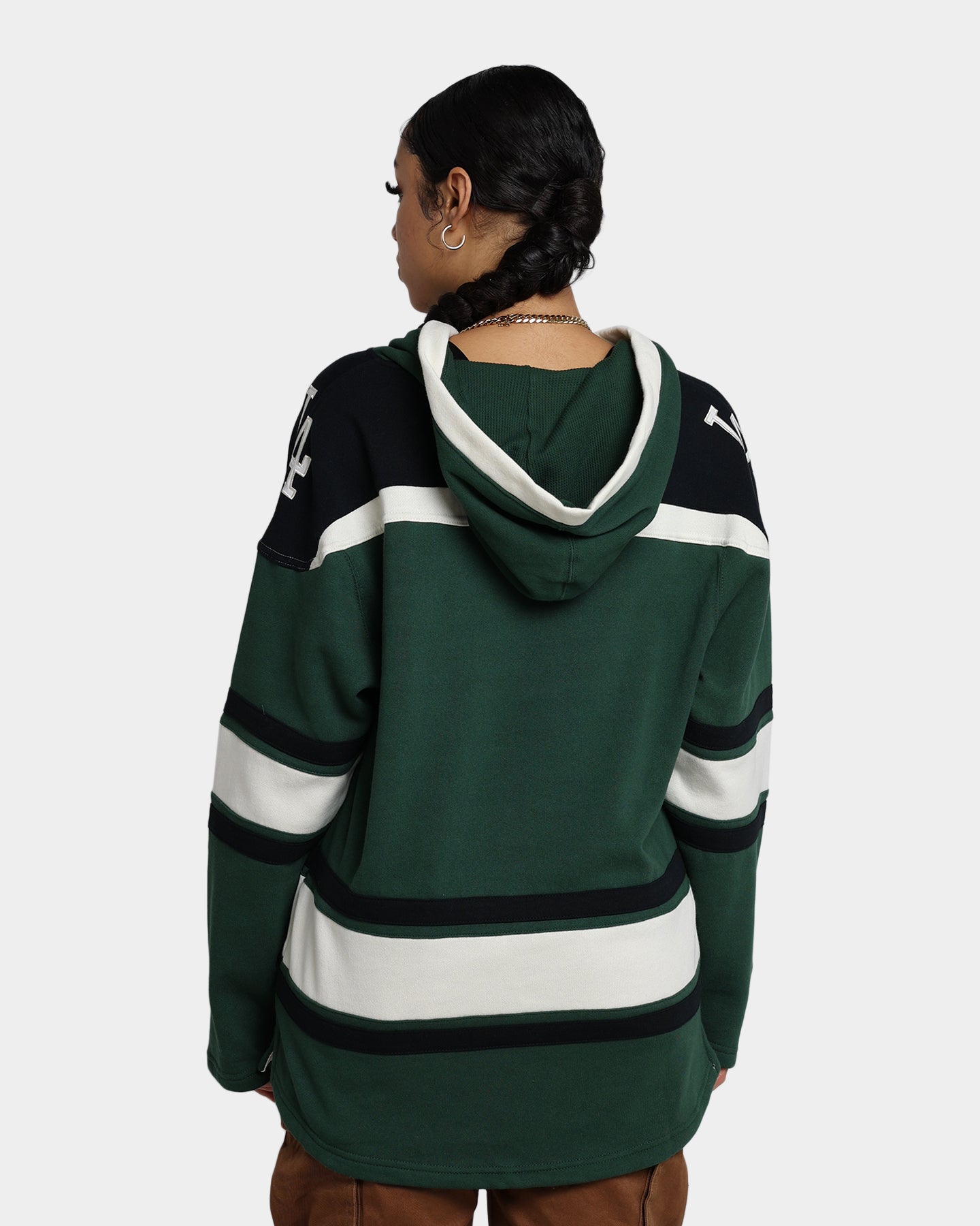 47 Brand Los Angeles Dodgers Superior Lacer Hoodie - Dark Green Baseball Pullover for Men & Women - Perfect for Game Day, Casual Wear & Outdoor Activities