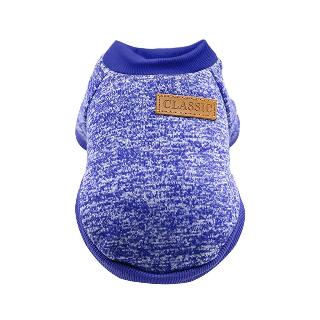 HIRIRI Cute Fall & Winter Dog Sweatshirt - Soft Cotton Pet Pullover Vest for Small Puppies - Cozy Dog Clothing for Daily Walks & Outdoor Adventures