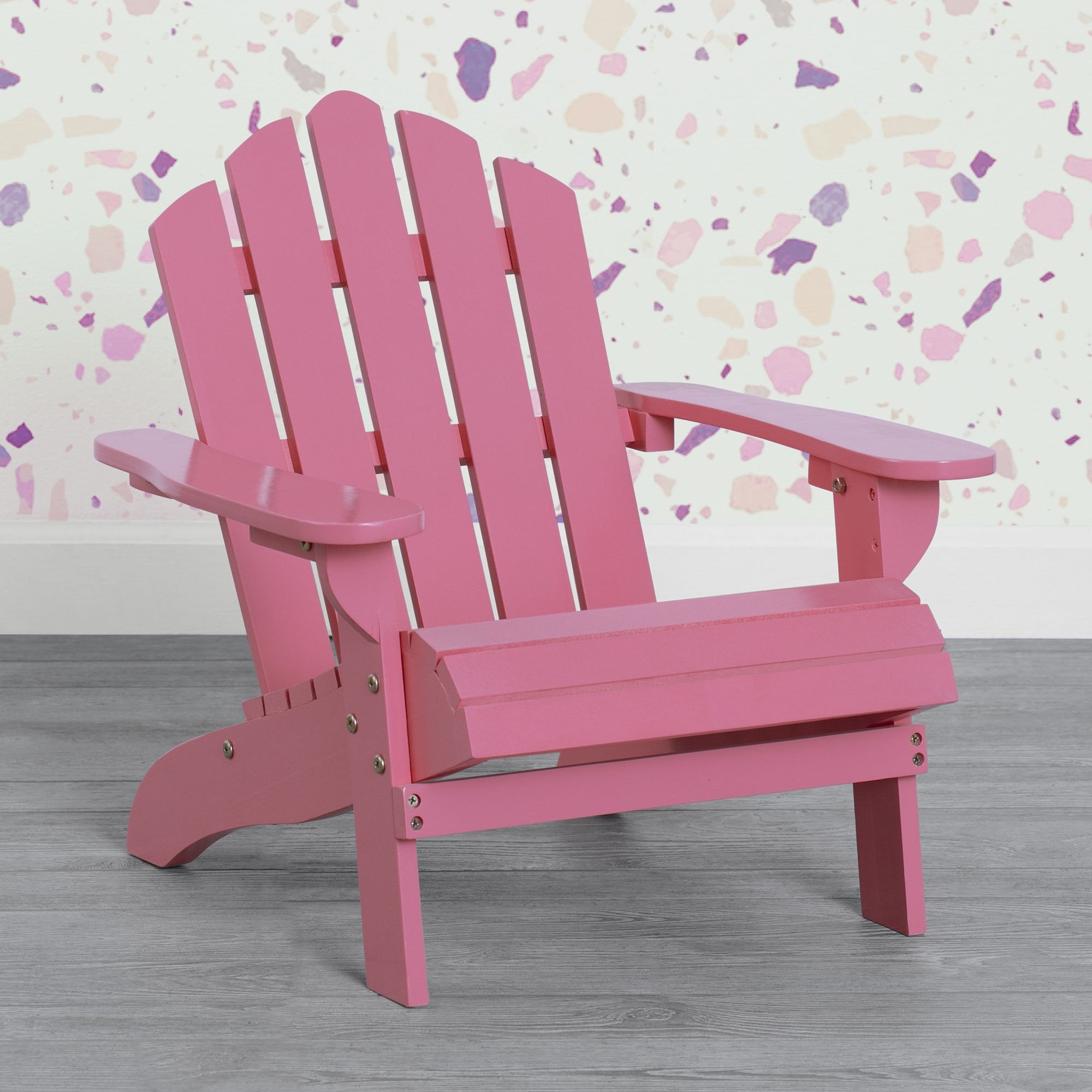 Kids Wooden Adirondack Chair - Sturdy Outdoor & Indoor Children's Furniture for Patio, Garden, Backyard, and Playroom - Perfect for Relaxing and Reading