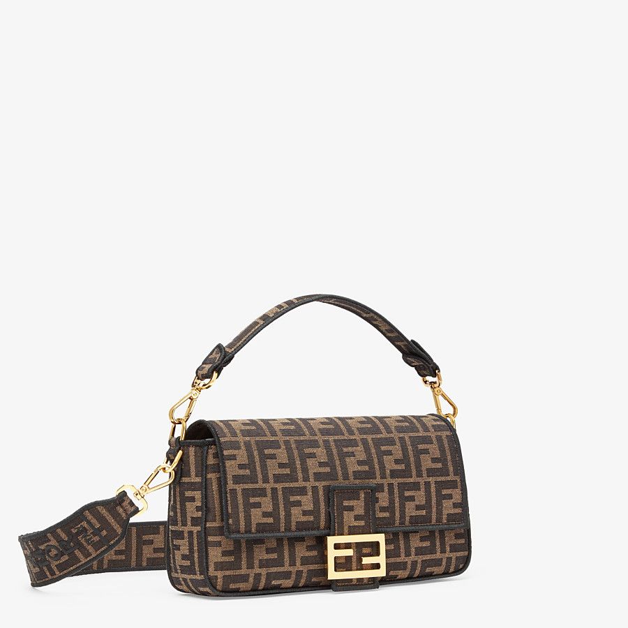 Fendi Baguette Handbag in Brown Leather - Luxury Designer Shoulder Bag for Women | Perfect for Work, Evening Events & Everyday Use