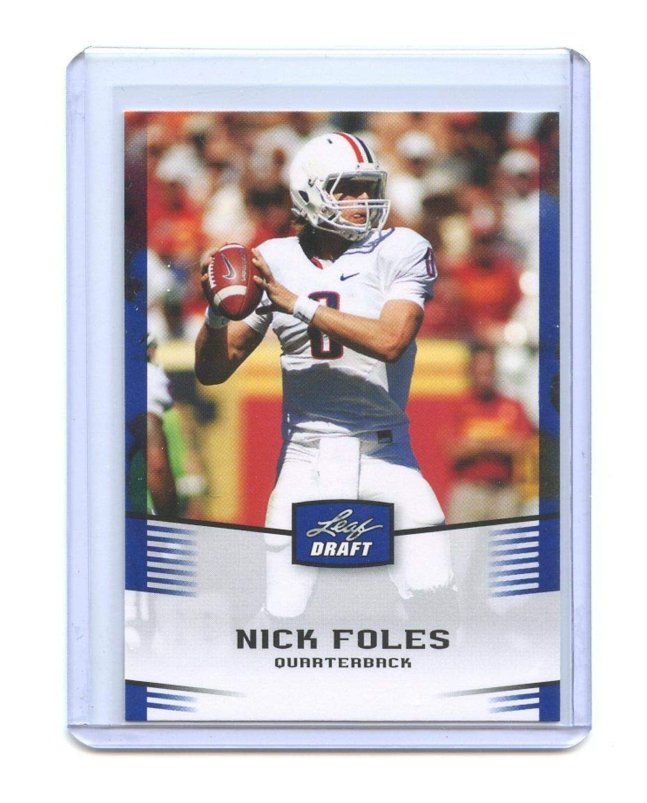 2012 Leaf Draft #37 Nick Foles Philadelphia Eagles Rookie Football Trading Card - Mint Condition in Protective Holder | Perfect for Collectors, Sports Memorabilia Fans & NFL Enthusiasts