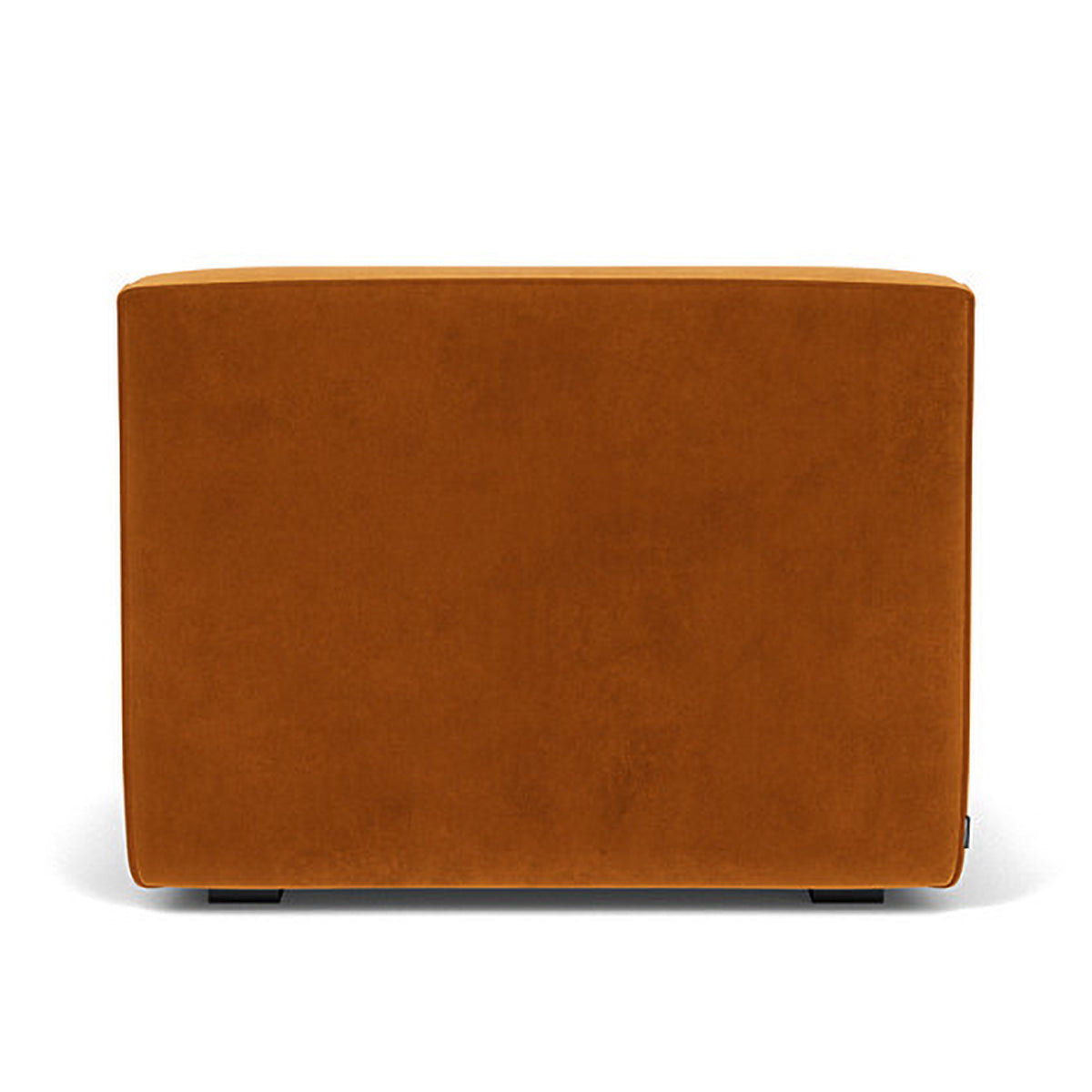 Luxury Dane Velvet Modular Armless 1-Seater Sofa - Modern Single Seater Chair for Living Room, Bedroom & Office - Soft Velvet Fabric, Space-Saving Design