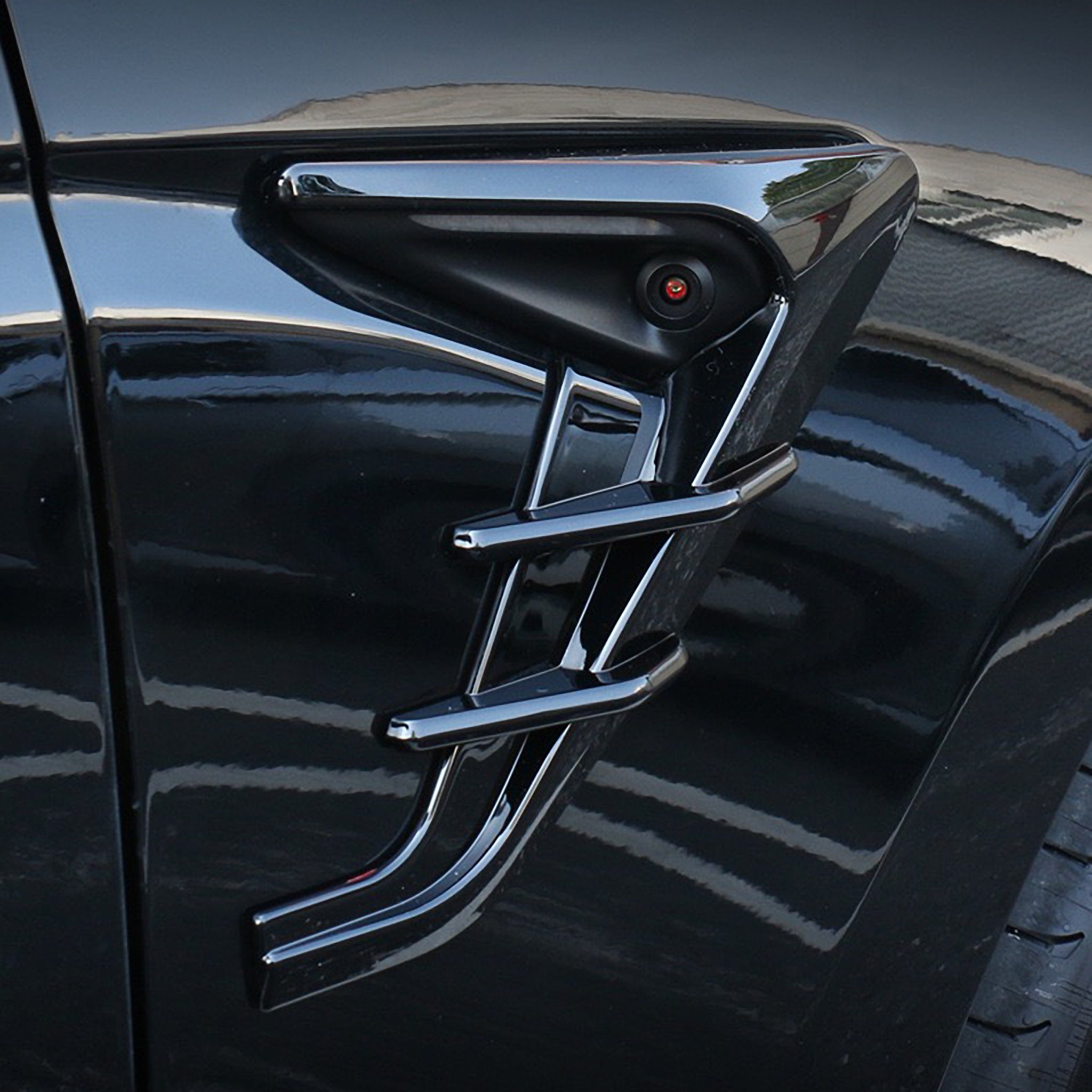 Tesla Model 3 Highland & 2024+ Model Y HW4.0 Side Camera Trim Cover - Replacement Accessory for Enhanced Protection & Style | Perfect for Parking Safety & Vehicle Customization