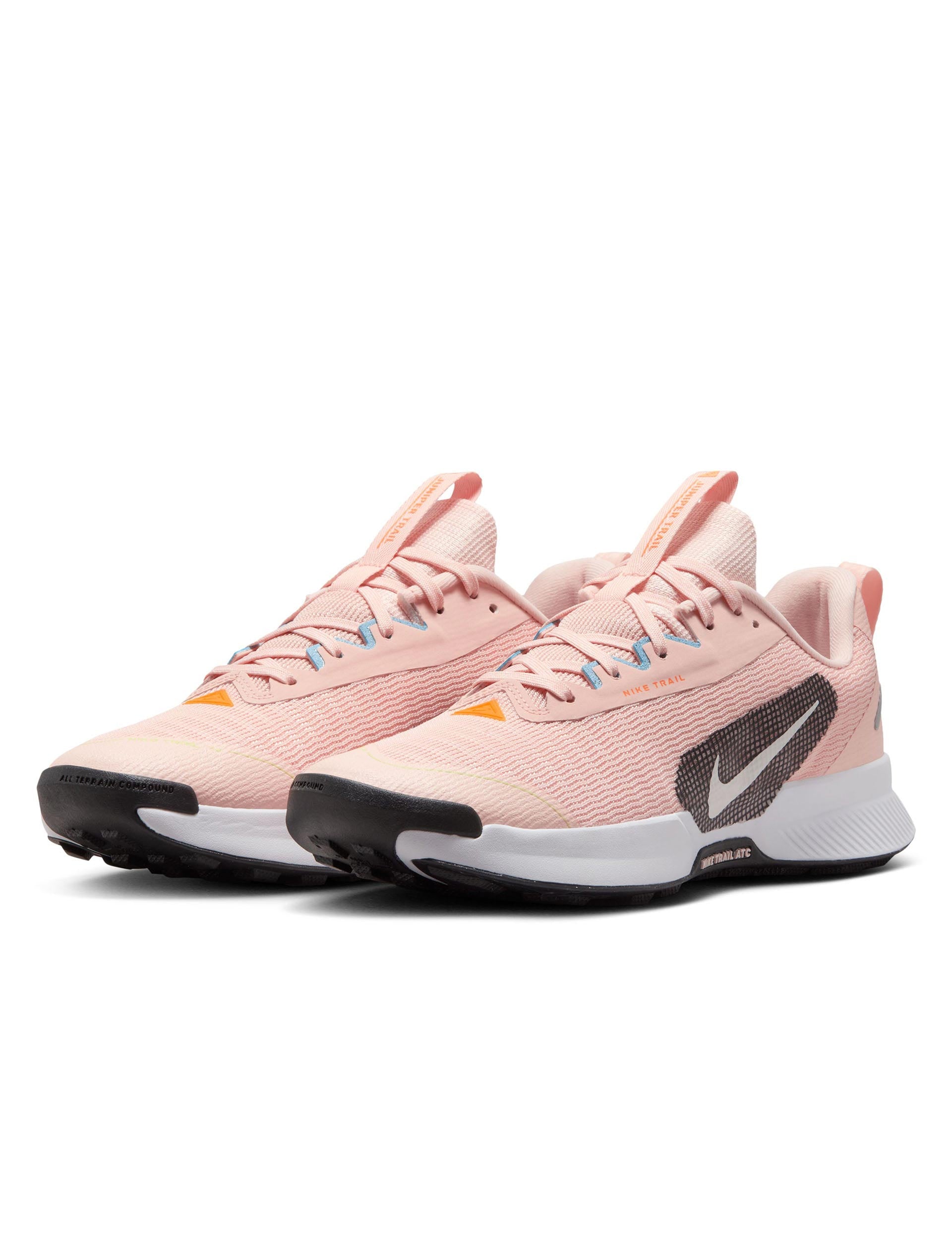Juniper Trail 3 Running Shoes for Women - Washed Coral/Phantom/University Gold - Lightweight Hiking & Trail Running Sneakers for Outdoor Adventures