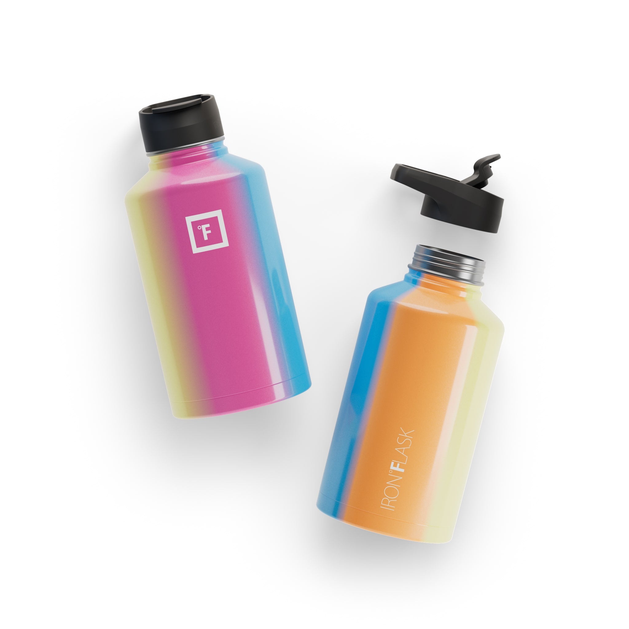 64 Oz Wide Mouth Water Bottle with Straw Lid - BPA Free, Leak Proof, Insulated Stainless Steel Water Bottle for Gym, Hiking, Travel & Outdoor Activities