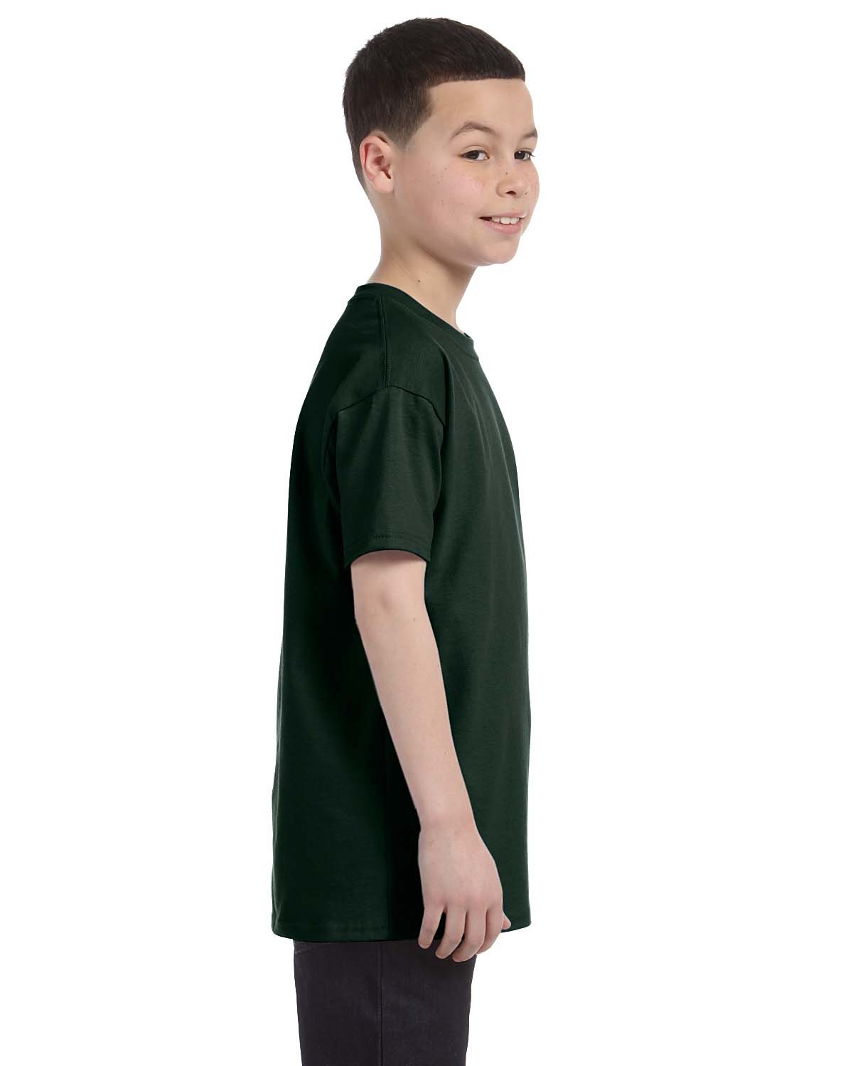 Hanes Authentic Tagless 100% Cotton Kids T-Shirt - Soft & Comfortable for Everyday Wear, School, and Playtime