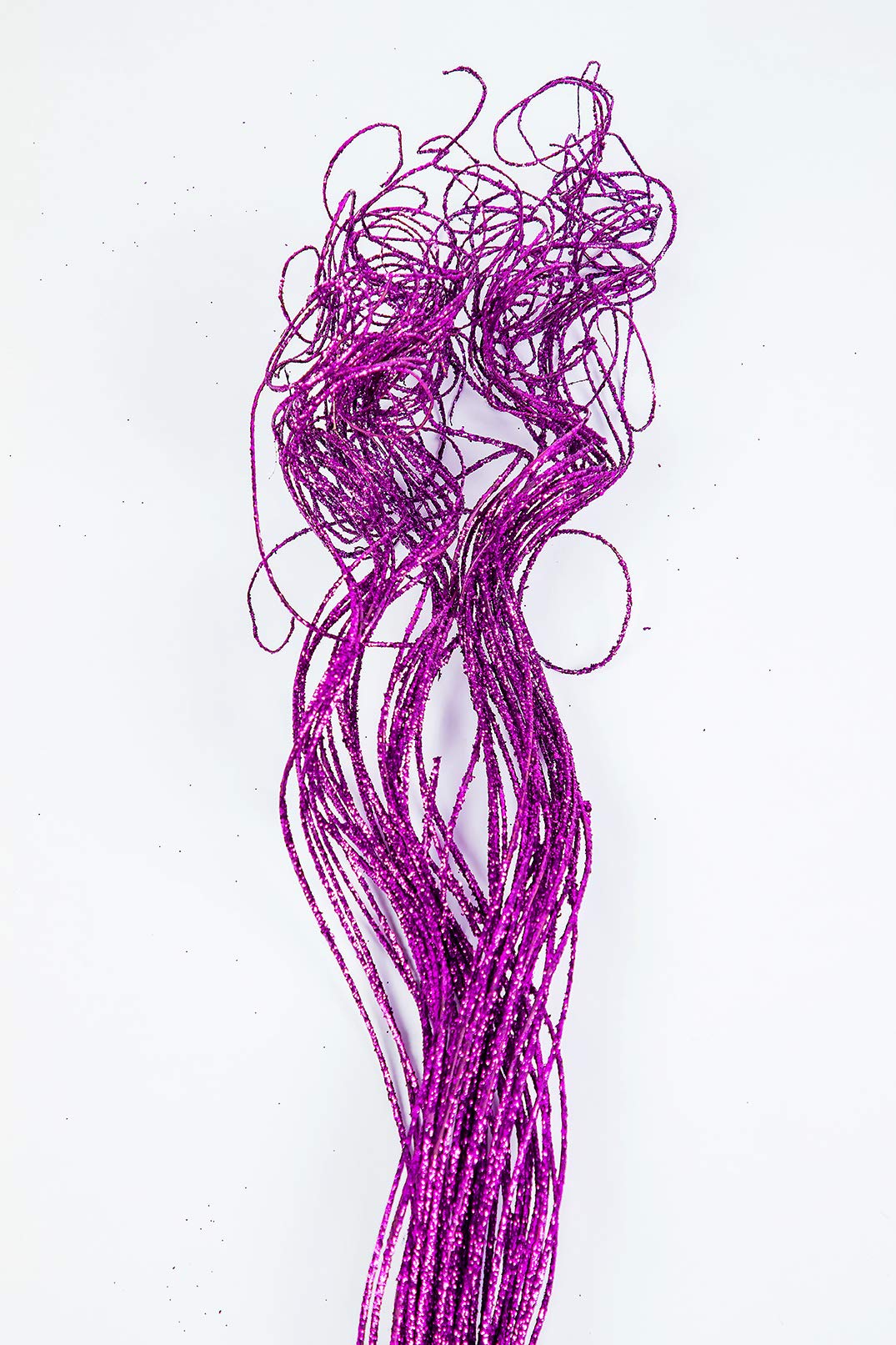 Vibrant Purple Glitter Branches - 26