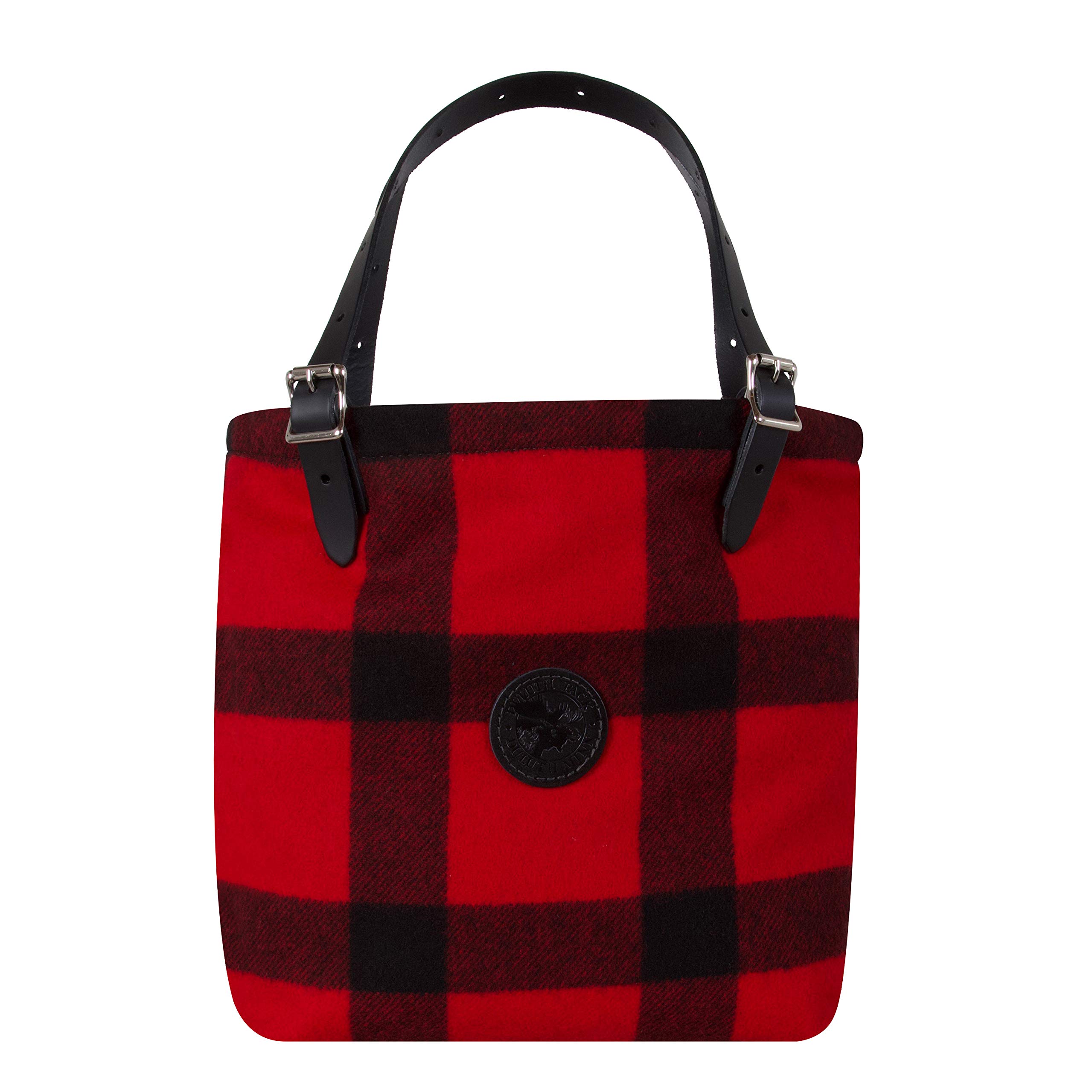 Duluth Pack Duluth Minn Market Medium Tote Bag | Handcrafted Premium American Leather Tote for Work, Office, Outdoor & Hiking | Durable Unisex Bag for Men & Women | Perfect for Commuting, Travel & Weekend Adventures - Wool Classic
