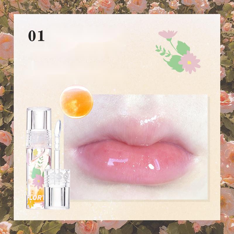 FLORTTE Jelly Series Lip Oil - Hydrating & Glossy Lip Treatment for Dry Lips | Perfect for Daily Moisture, Night Care & Makeup Looks