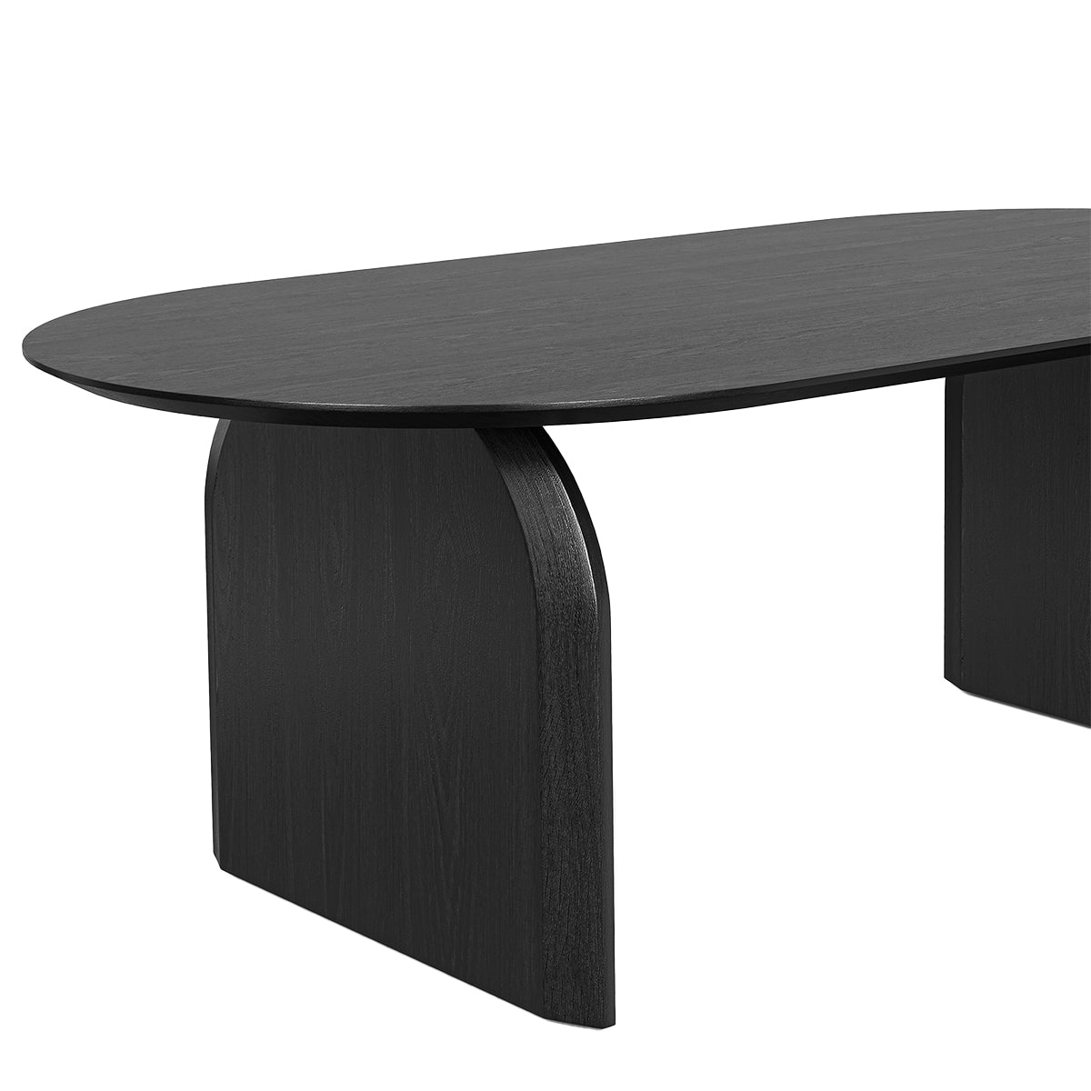 Stylish Clover Oval Oak Dining Table - Solid Wood Kitchen Table for Dining Room, Perfect for Family Gatherings & Dinner Parties