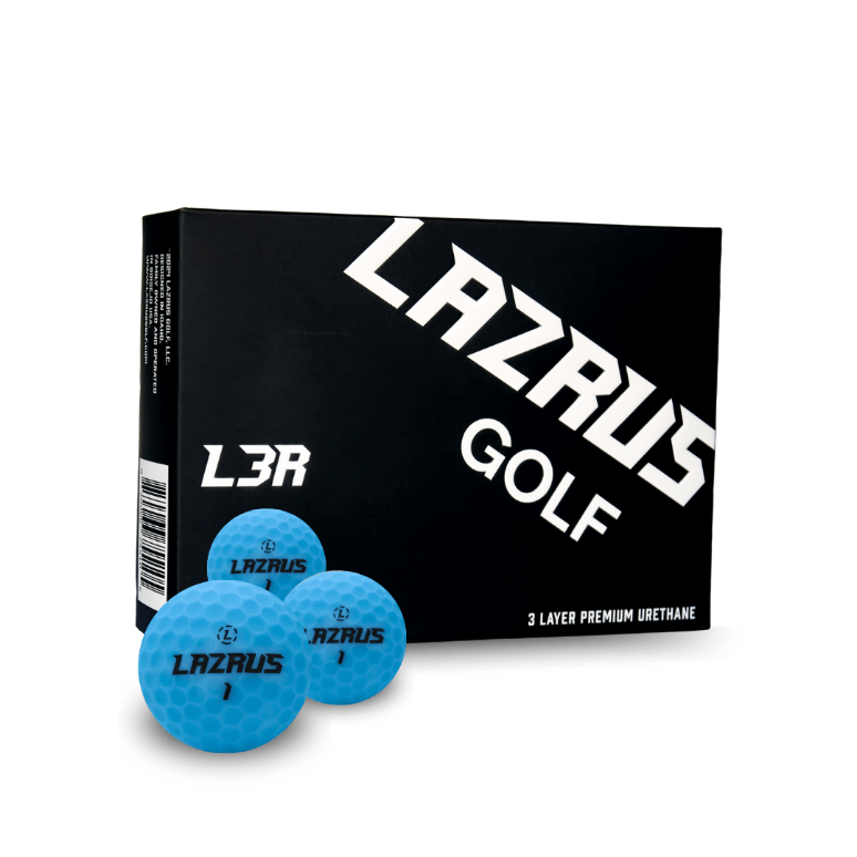Lazrus L3R Premium 3-Piece Urethane Golf Balls for Men & Women - High Performance, Soft Feel, Long Distance - Perfect for Tournament Play & Practice Rounds