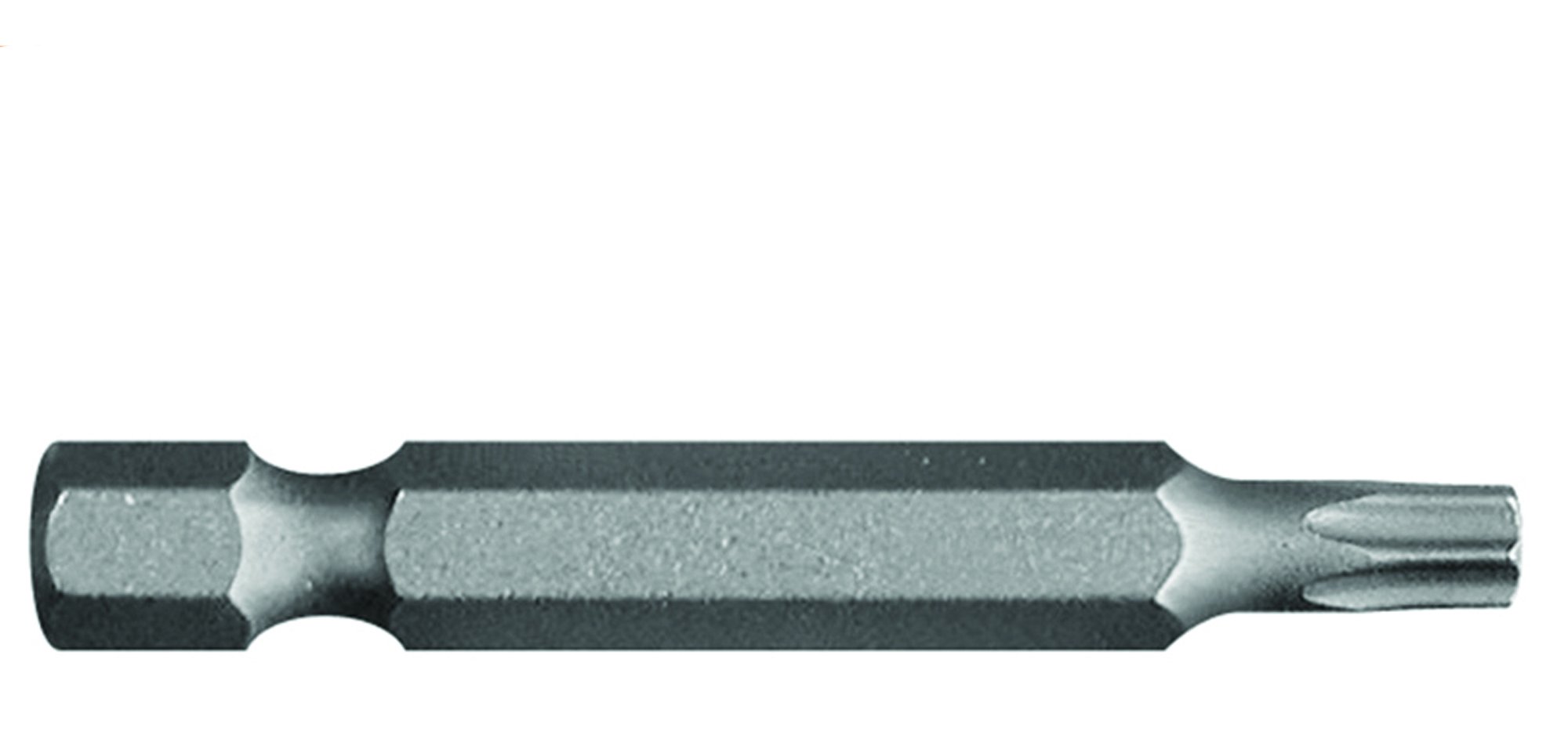 Century Drill and Tool 69208 Premium S2 Steel Star Power Screw Driving Bit T-8 - Durable Screwdriver Bit for Construction, Furniture Assembly & DIY Projects
