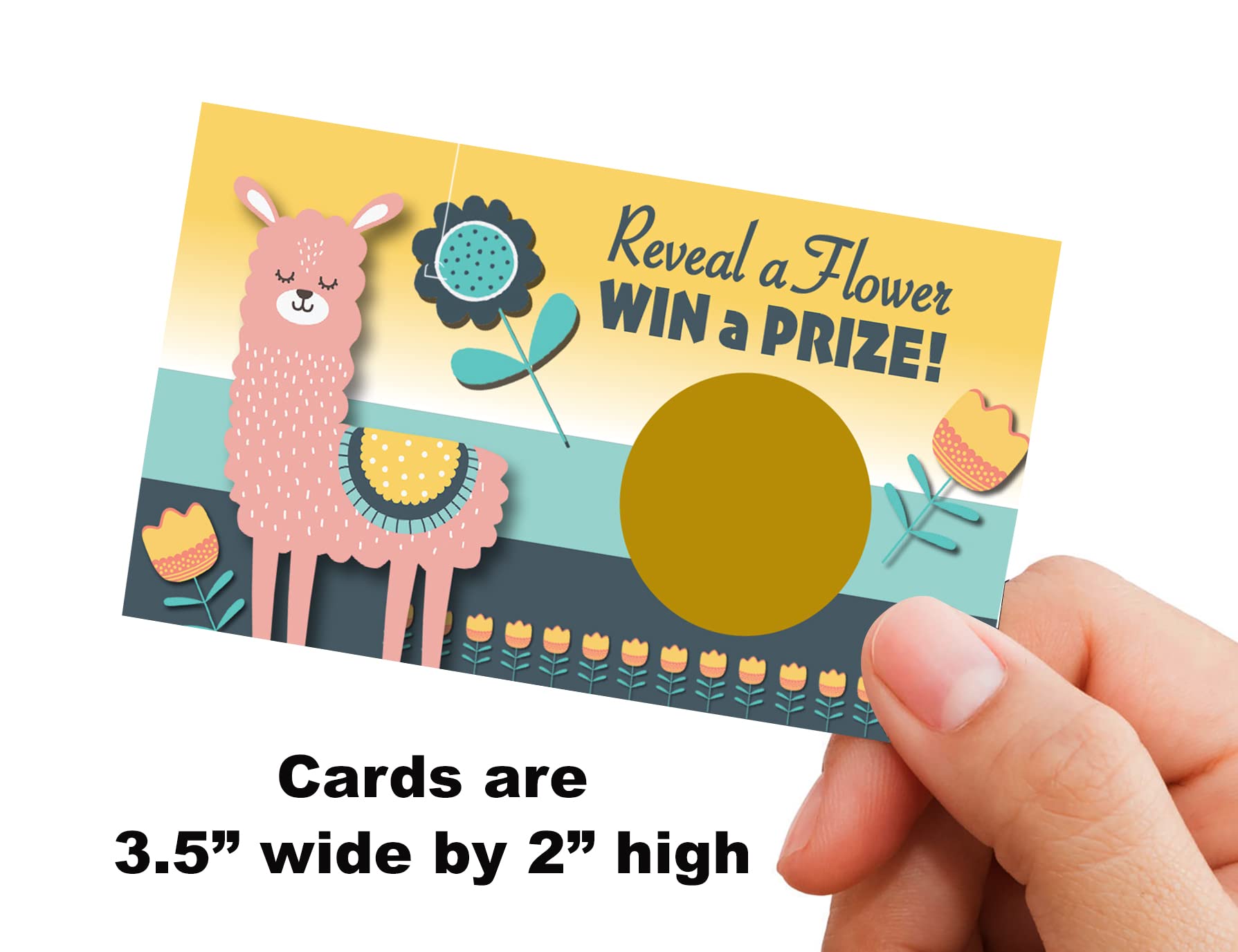 Llama Baby Shower Scratch Off Cards - 30 Pack Fun Baby Shower Games for Boys - Raffle Prizes & Door Gifts - Scratch and Win Tickets for Gender Reveal & Baby Shower Parties (Perfect for Coed Showers & Gender Neutral Celebrations)