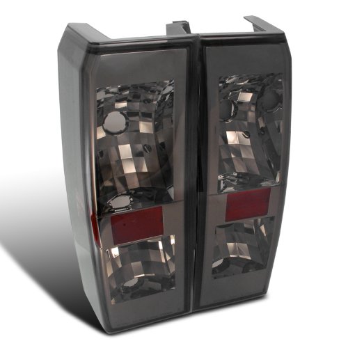 Spec-D Tuning LT-H306G-TM Smoked Lens Altezza Tail Lights for Hummer H3 - Black Housing, LED Lights, DOT Approved - Upgrade Your Ride for Night Driving & Off-Road Adventures