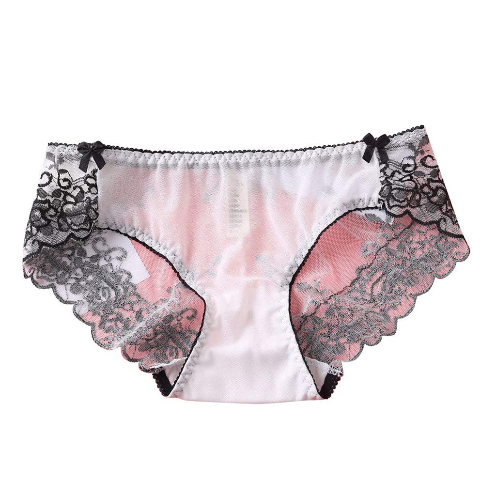 Sexy Lace Embroidery Women's High Waist Knicker Panties - Elastic Underwear Set with Stockings for Valentine's Day & Romantic Nights
